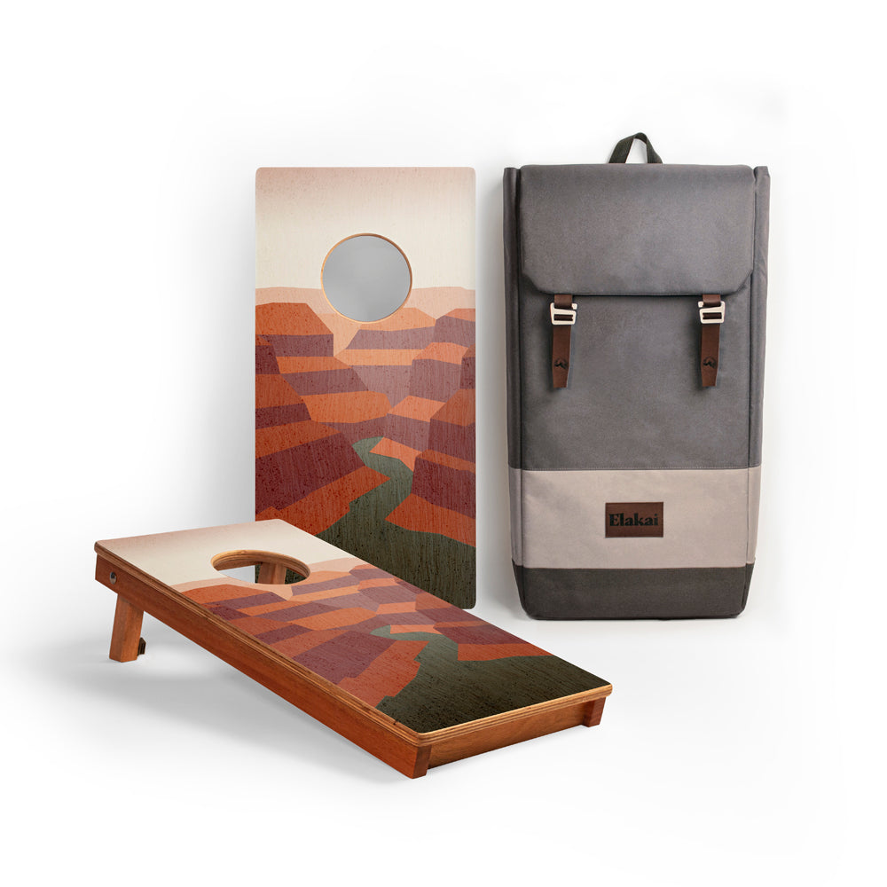 Grand Canyon National Park Mahogany Pathfinder Cornhole Boards