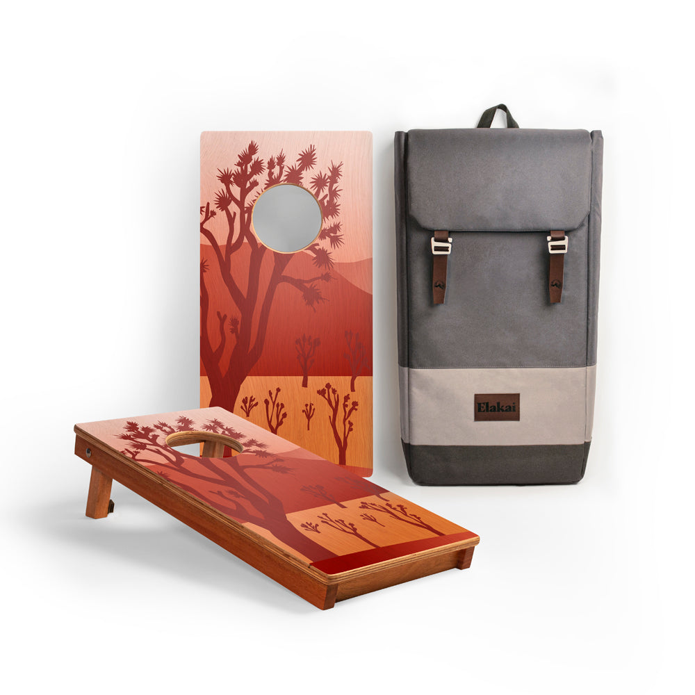 Joshua Tree National Park Mahogany Pathfinder Cornhole Boards