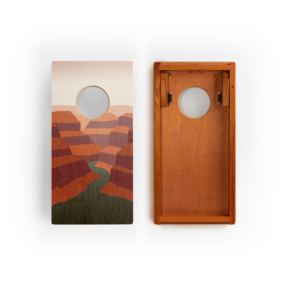 Grand Canyon National Park Mahogany Pathfinder Cornhole Boards