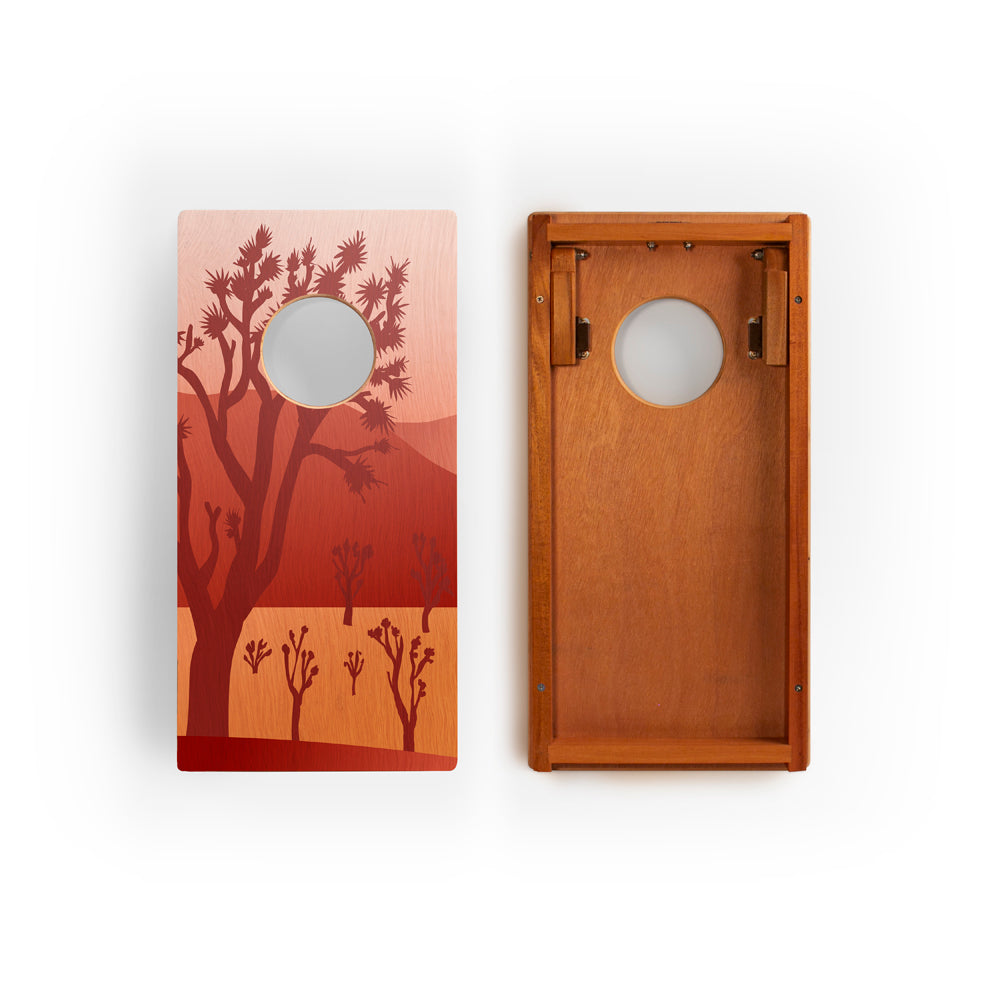 Joshua Tree National Park Mahogany Pathfinder Cornhole Boards