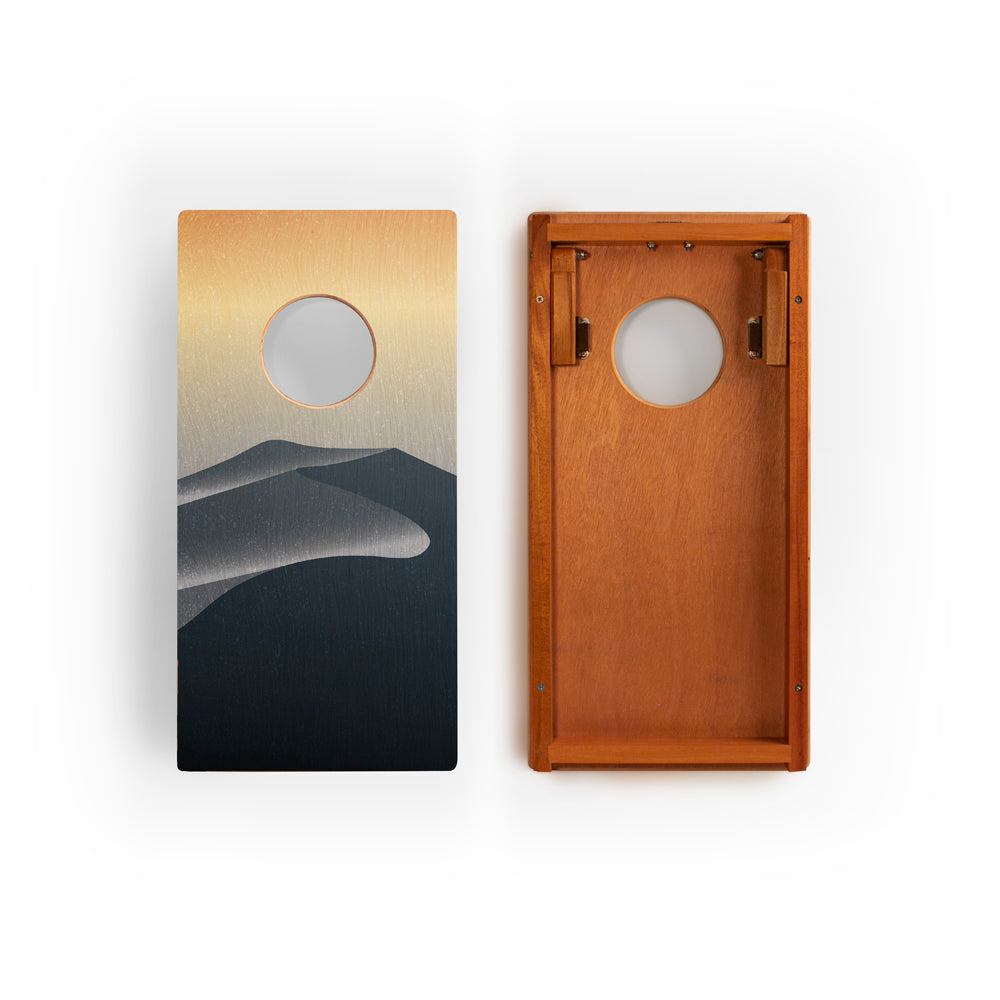 Mojave National Park Mahogany Pathfinder Cornhole Boards