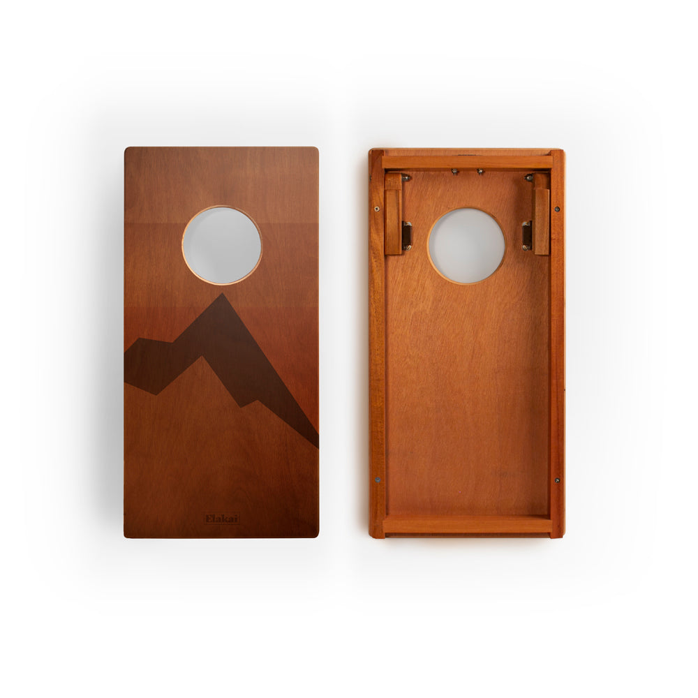 Retro Elakai Mahogany Pathfinder Cornhole Boards