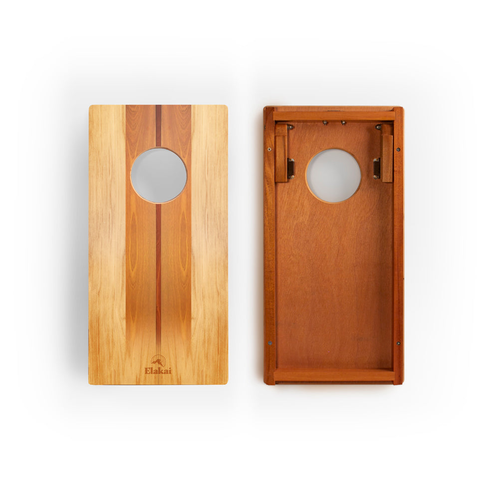 Woody Mahogany Pathfinder Cornhole Boards