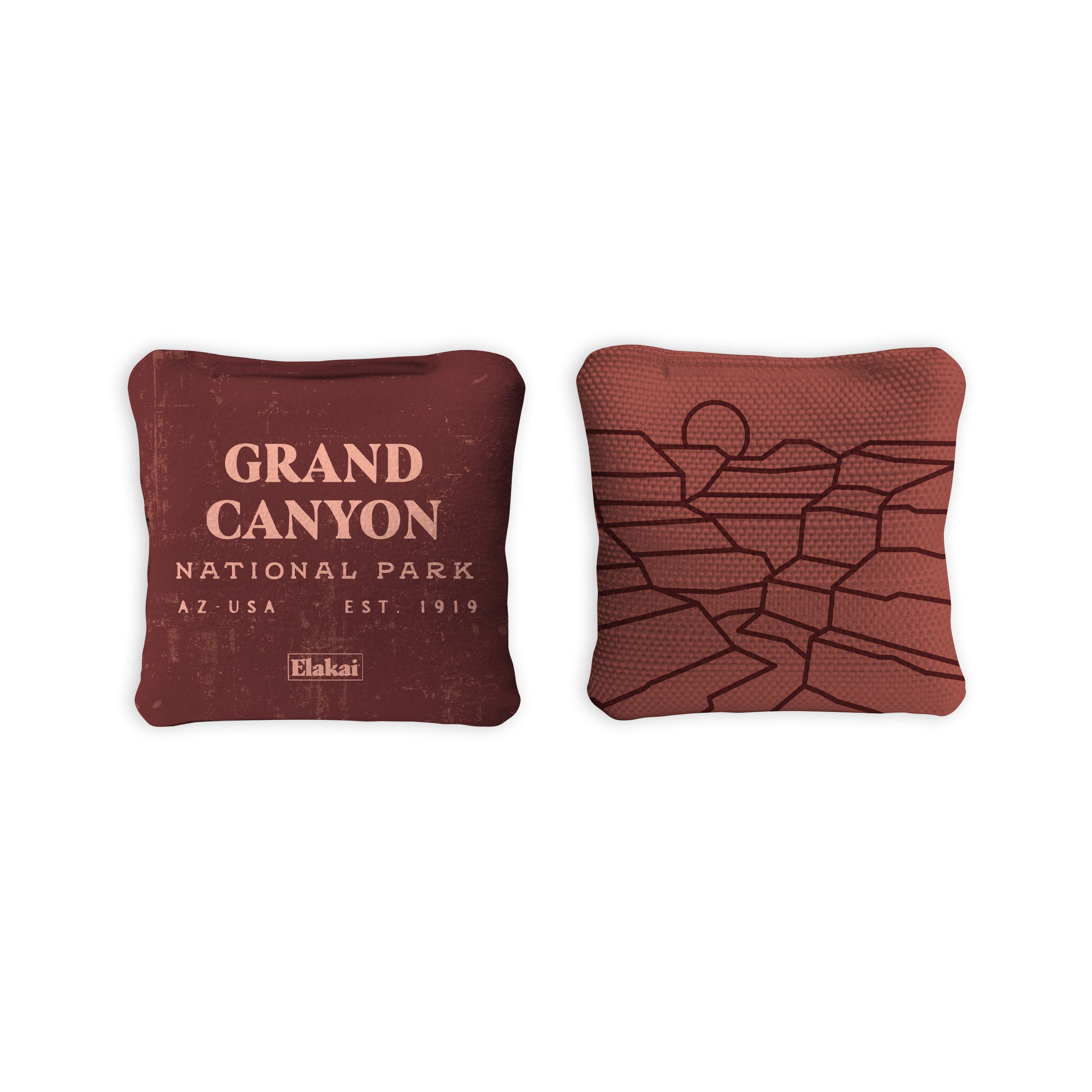 1ft x 2ft Grand Canyon National Park Mahogany Pathfinder Cornhole Board Set