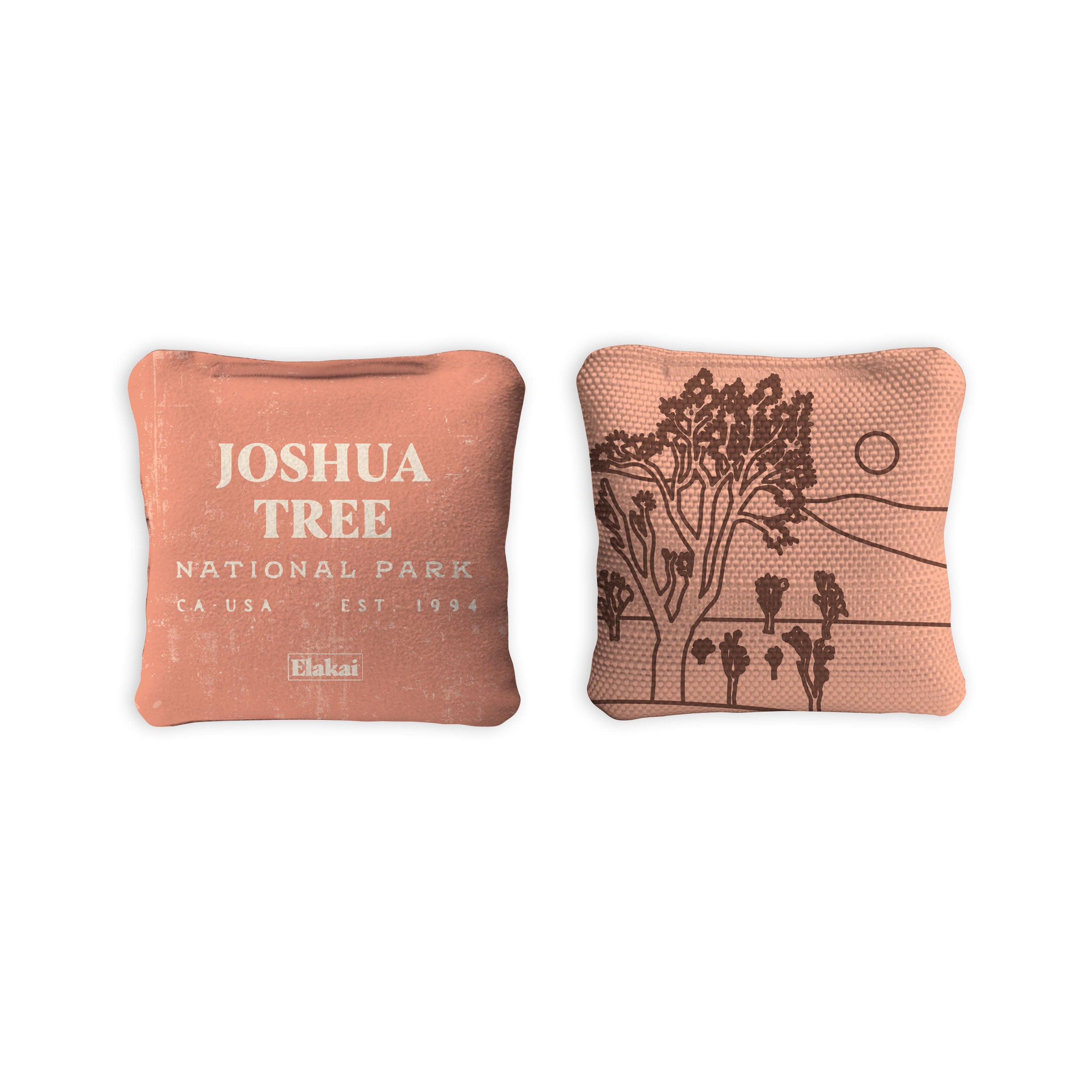 1ft x 2ft Joshua Tree National Park Mahogany Pathfinder Cornhole Board Set