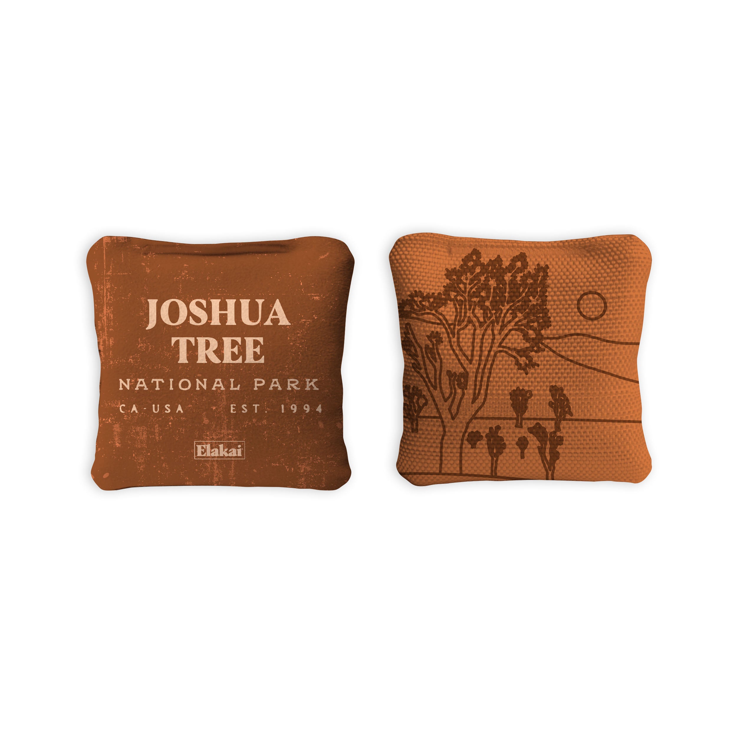 1ft x 2ft Joshua Tree National Park Mahogany Pathfinder Cornhole Board Set