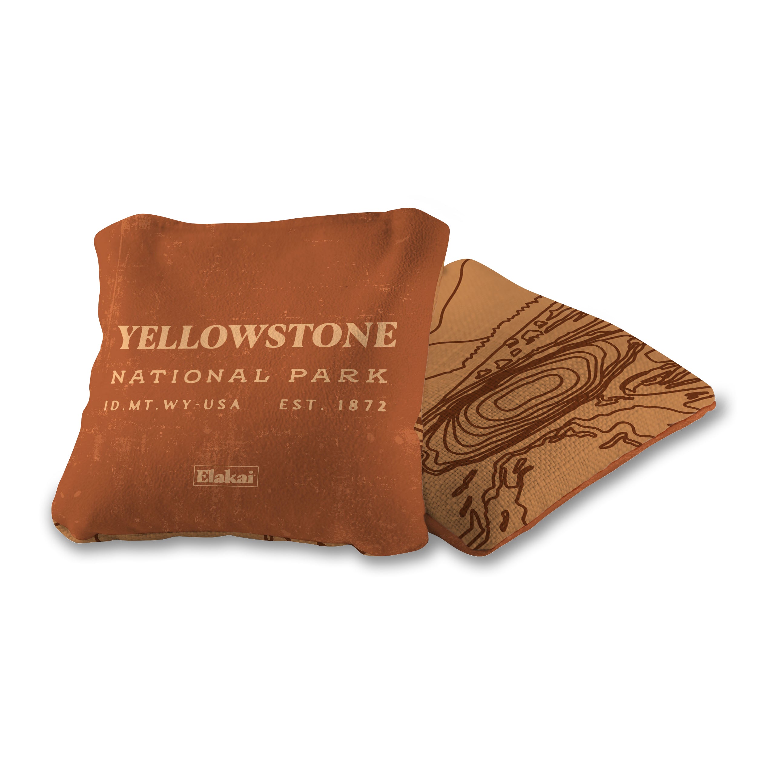 Yellowstone National Park Durasuede + Turbo Polyglide Pilot Versacraft Cornhole Bags