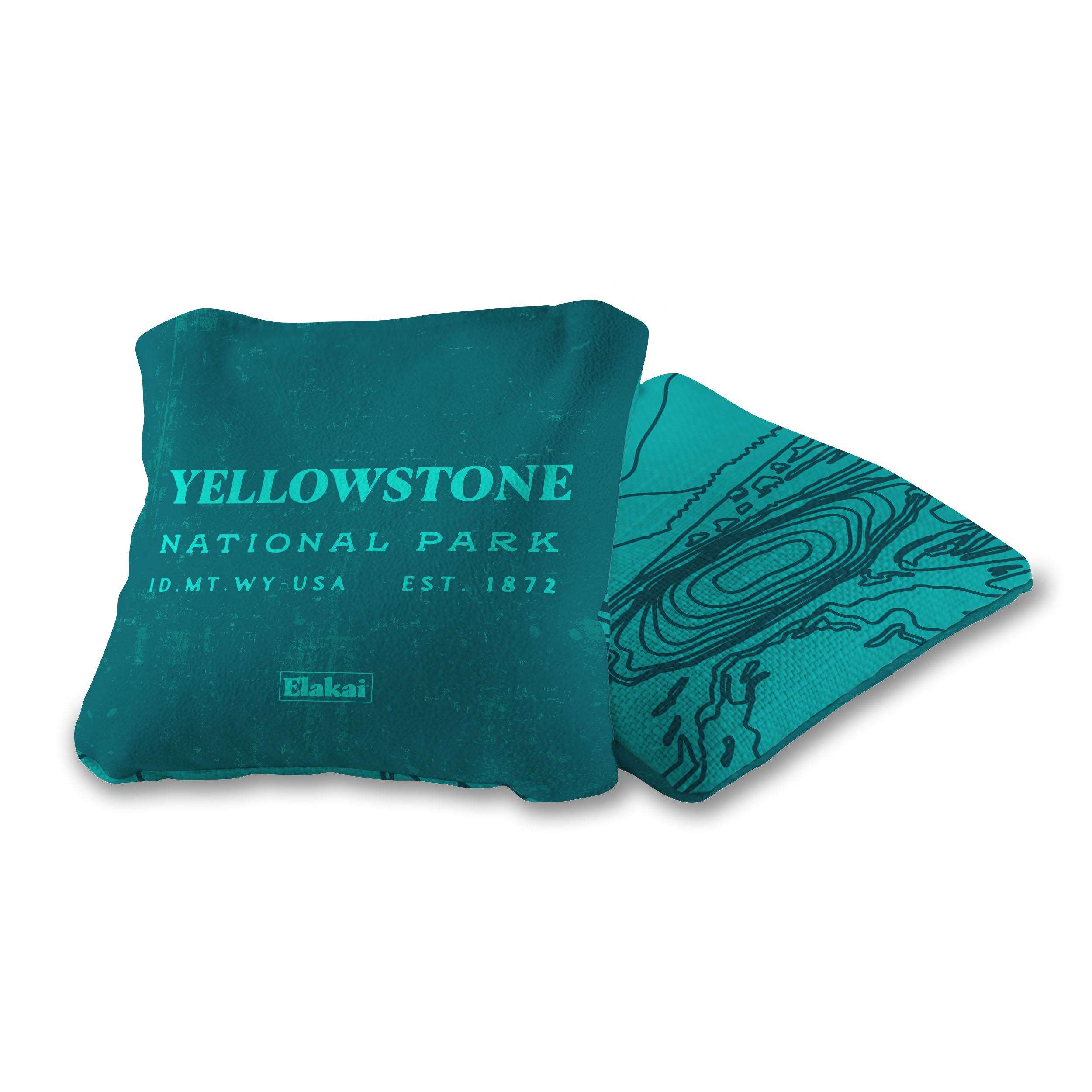Yellowstone National Park Durasuede + Turbo Polyglide Pilot Versacraft Cornhole Bags