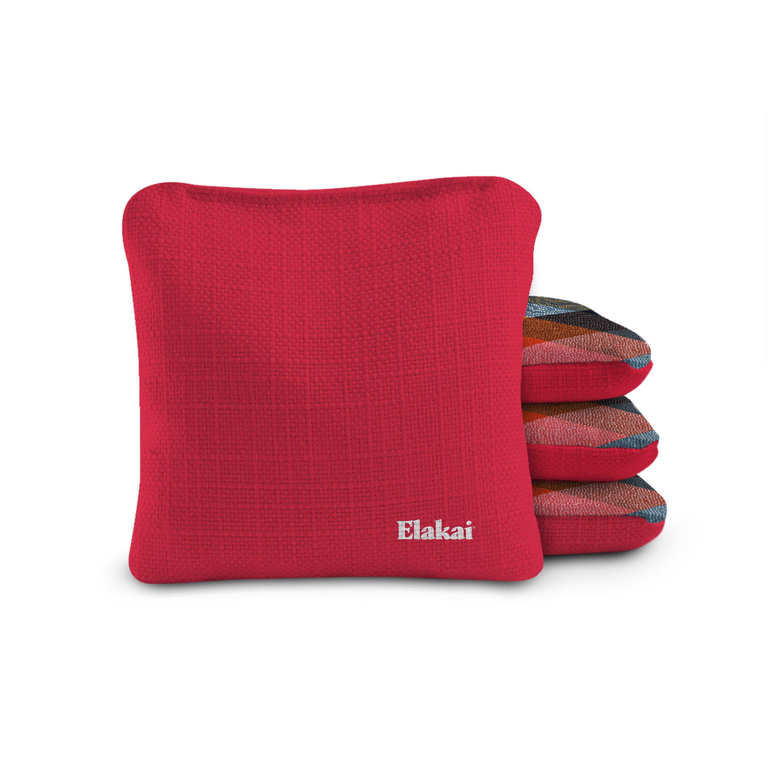 #color_Vintage Buffalo Check Colorful Red