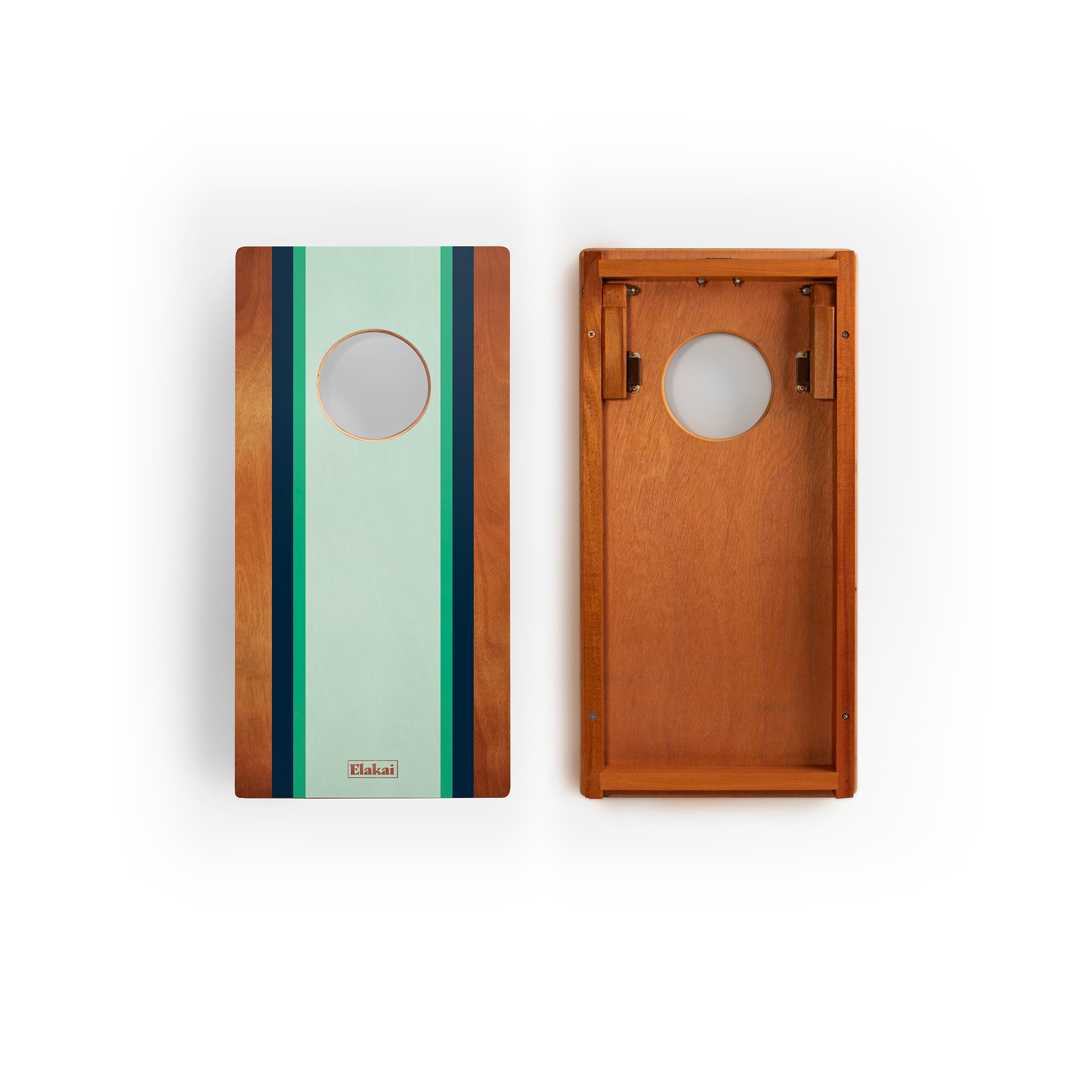 1ft x 2ft Gidget Surf Mahogany Pathfinder Cornhole Board Set