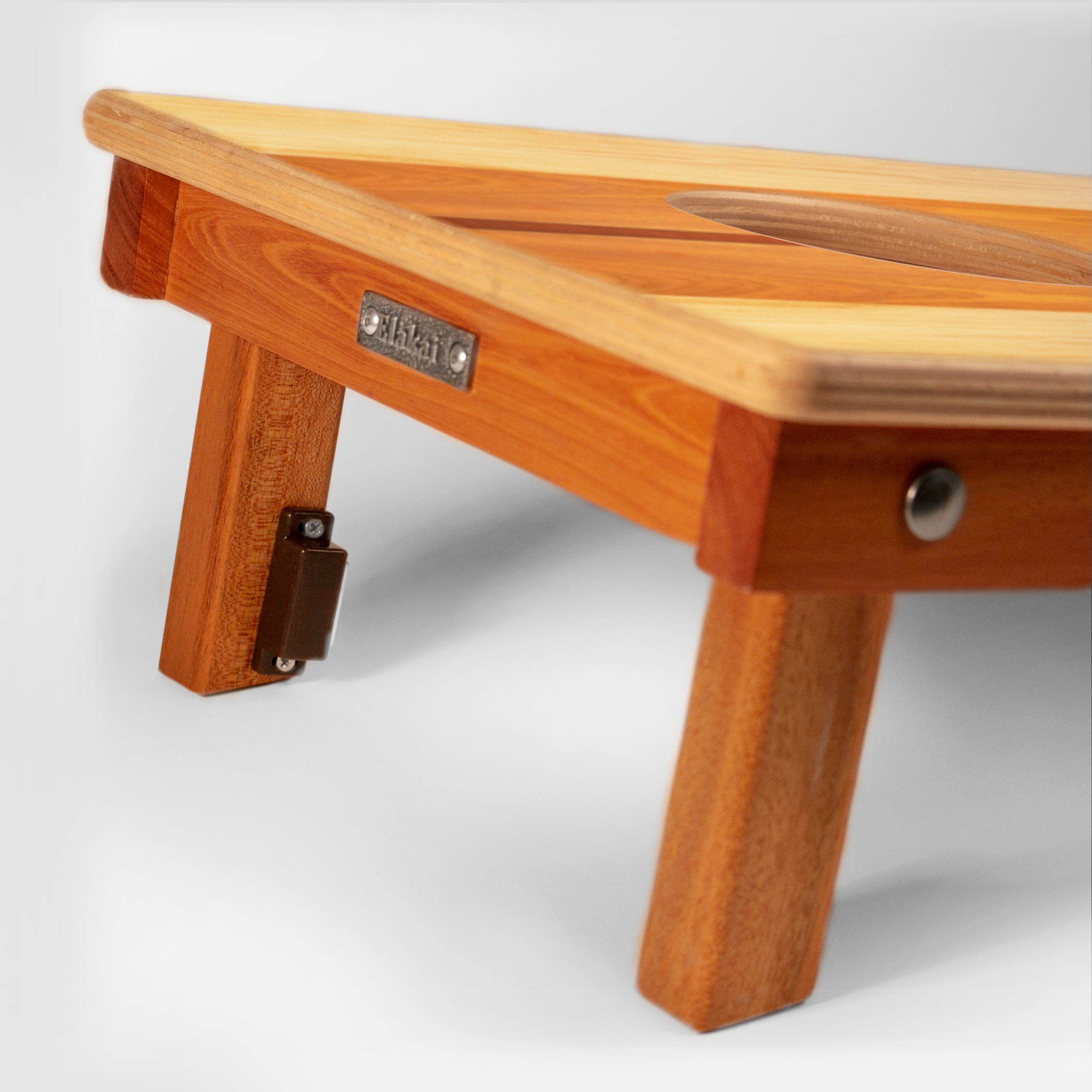 1ft x 2ft Woody Mahogany Pathfinder Cornhole Board Set