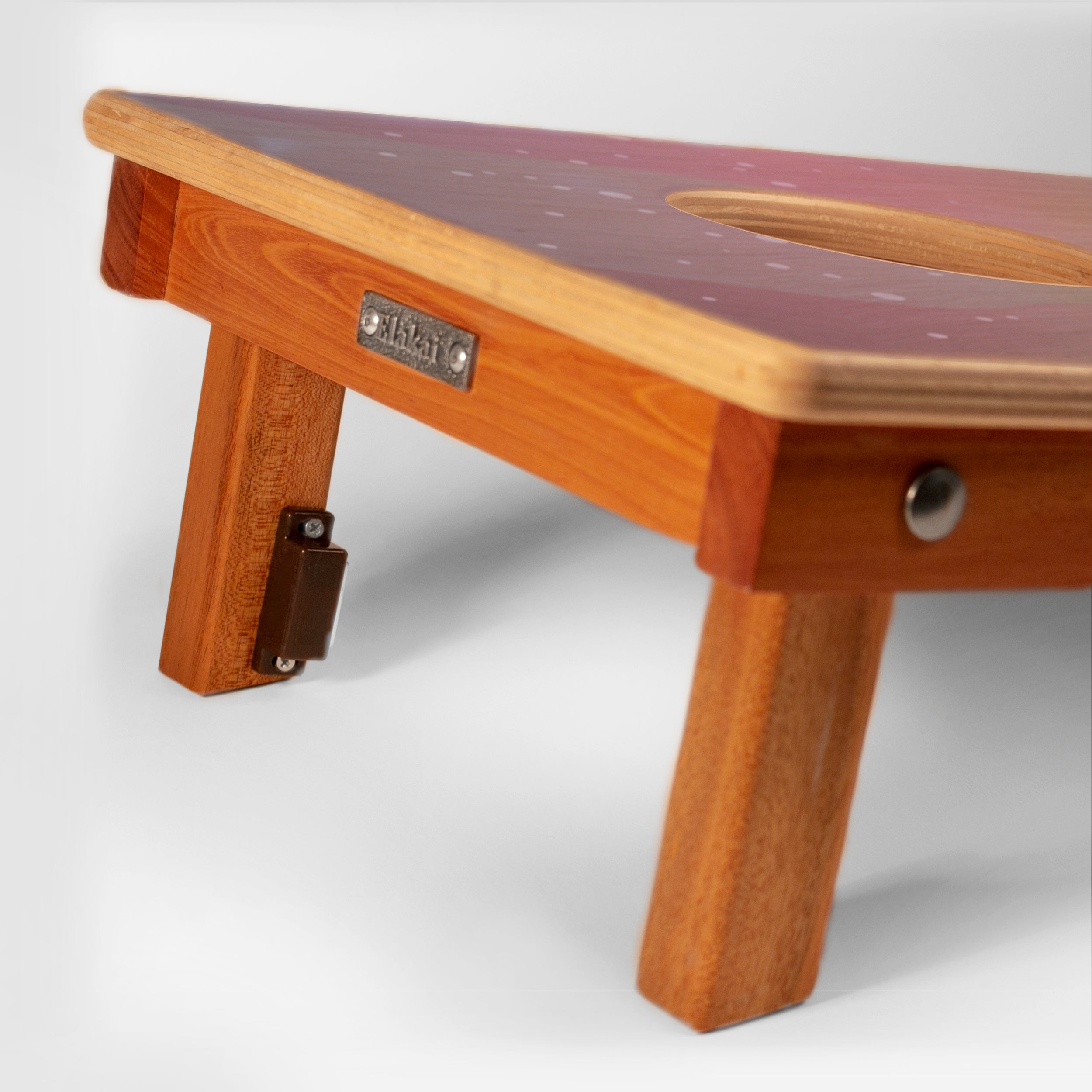 1ft x 2ft Aurora Mahogany Pathfinder Cornhole Board Set