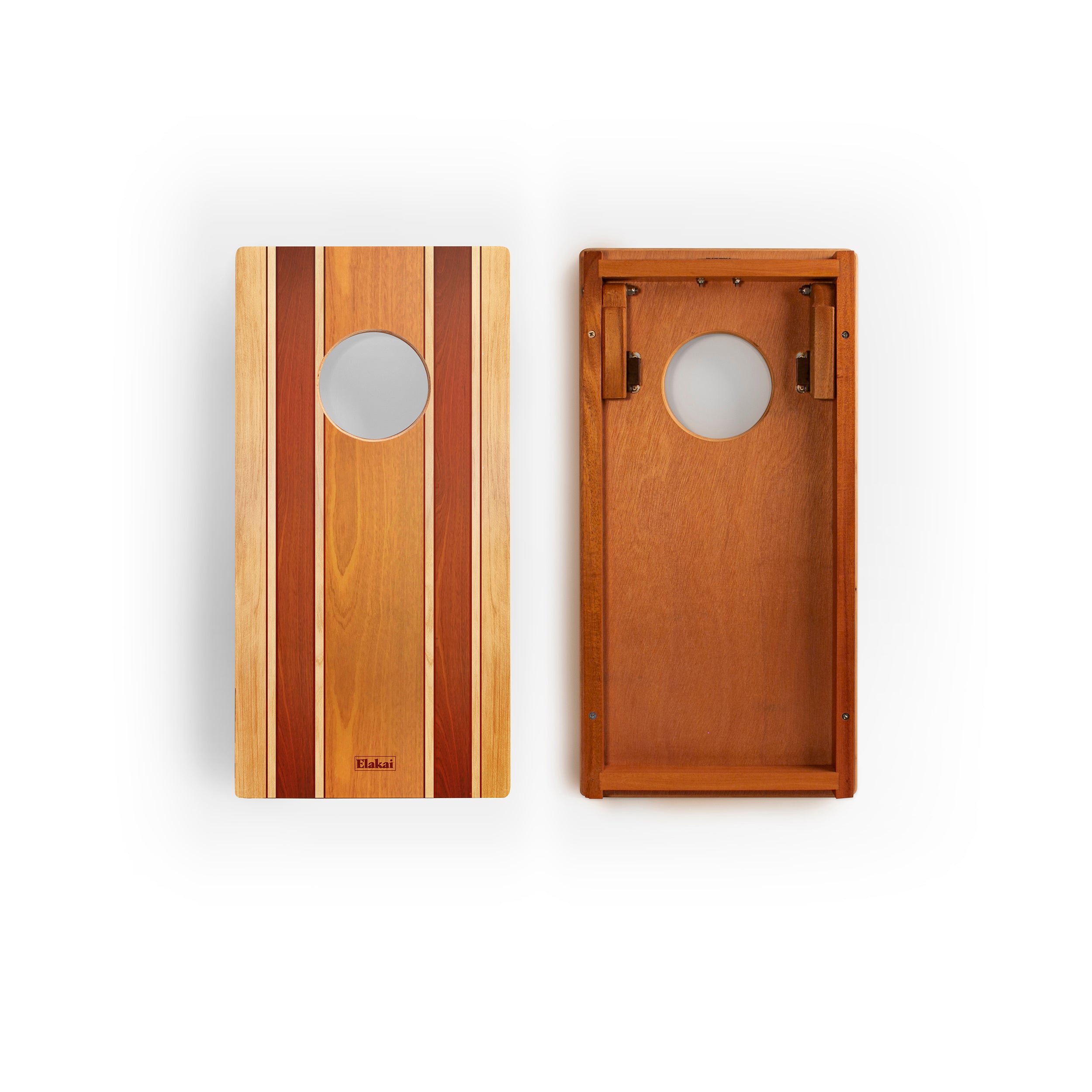 1ft x 2ft Classic Woody Mahogany Pathfinder Cornhole Board Set