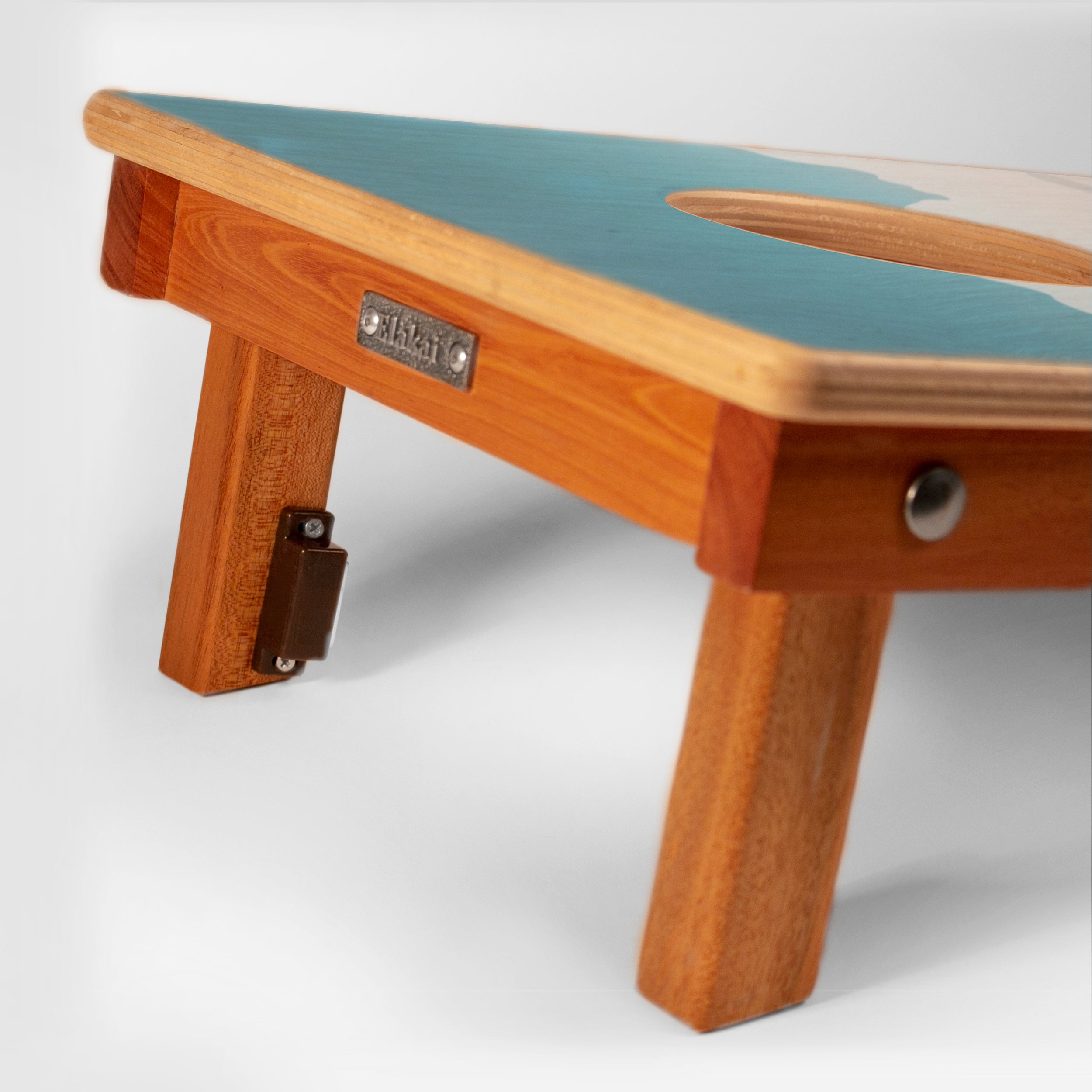 1ft x 2ft Gulf Islands National Park Mahogany Pathfinder Cornhole Board Set