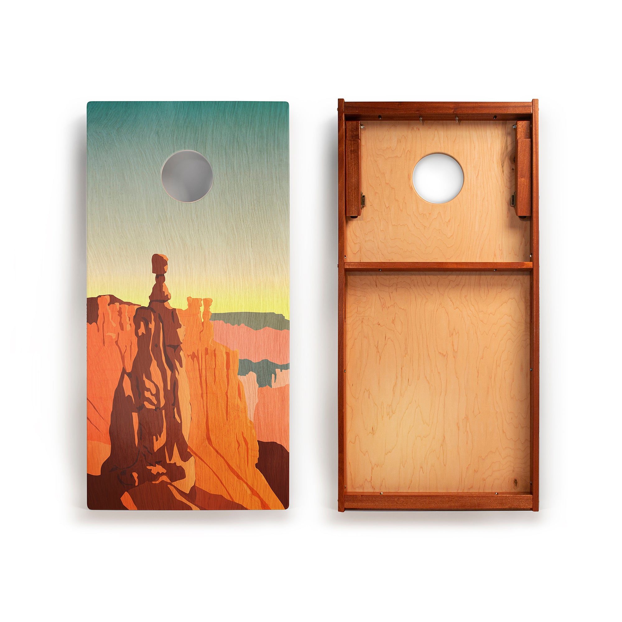 Bryce Canyon National Park Mahogany Pathfinder Cornhole Boards