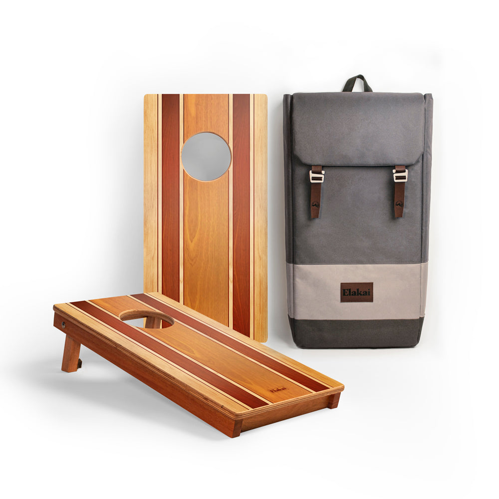 Classic Woody Mahogany Pathfinder Cornhole Boards