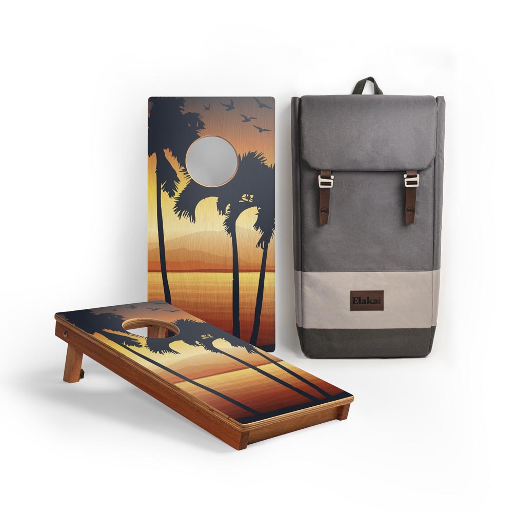 Virgin Islands National Park Mahogany Pathfinder Cornhole Boards