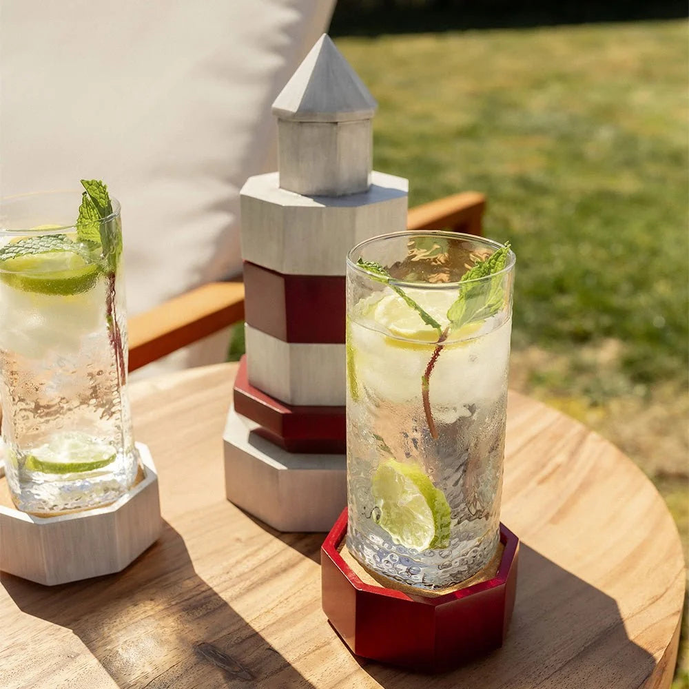 Lighthouse Stacking Coaster Set