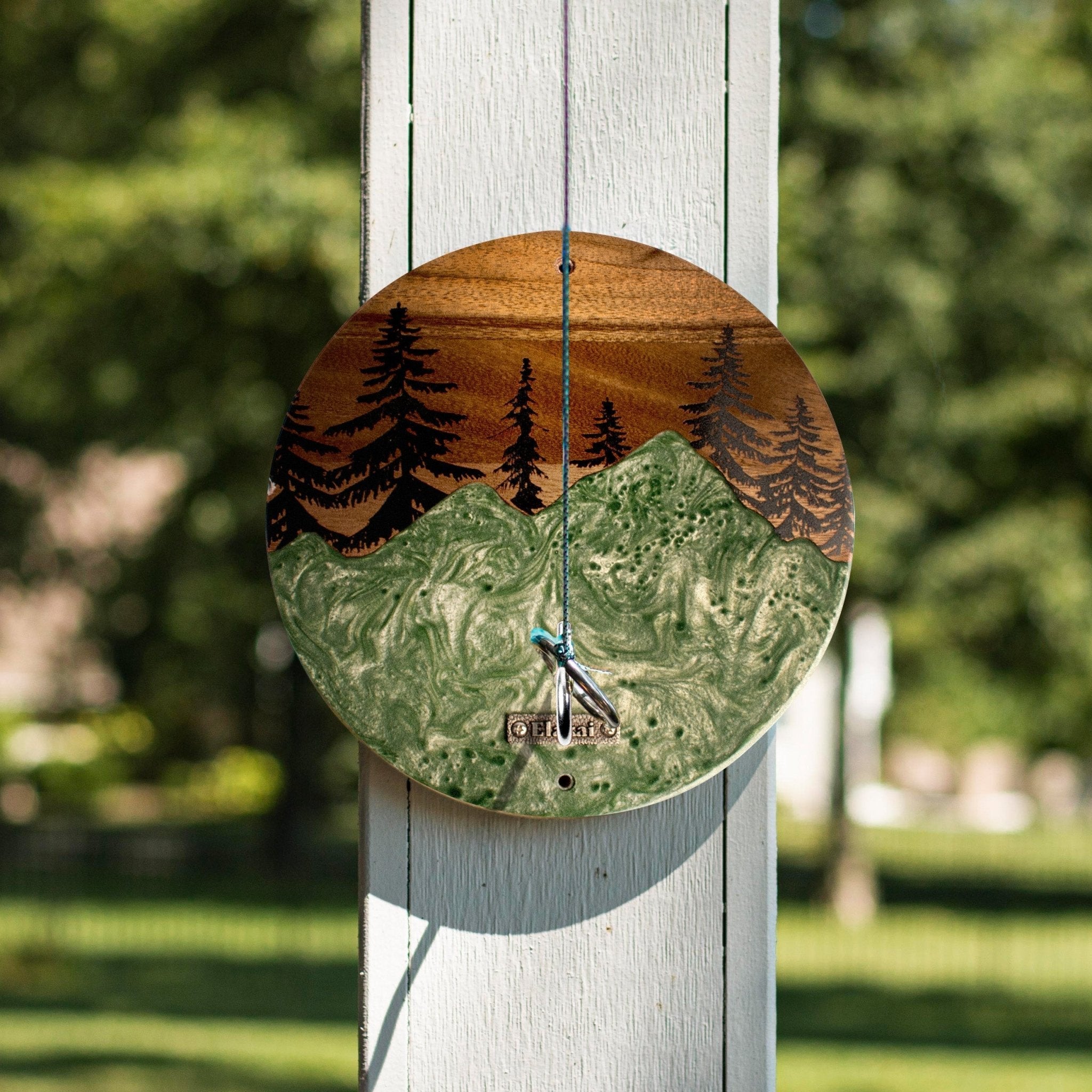 Mountain Acacia Wayfarer Hook & Ring Game - EGHRCRLE-21| Elakai Outdoor
#color_green pearl