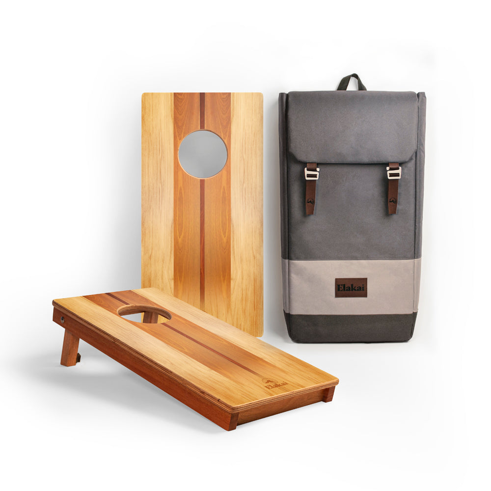 Woody Mahogany Pathfinder Cornhole Boards
