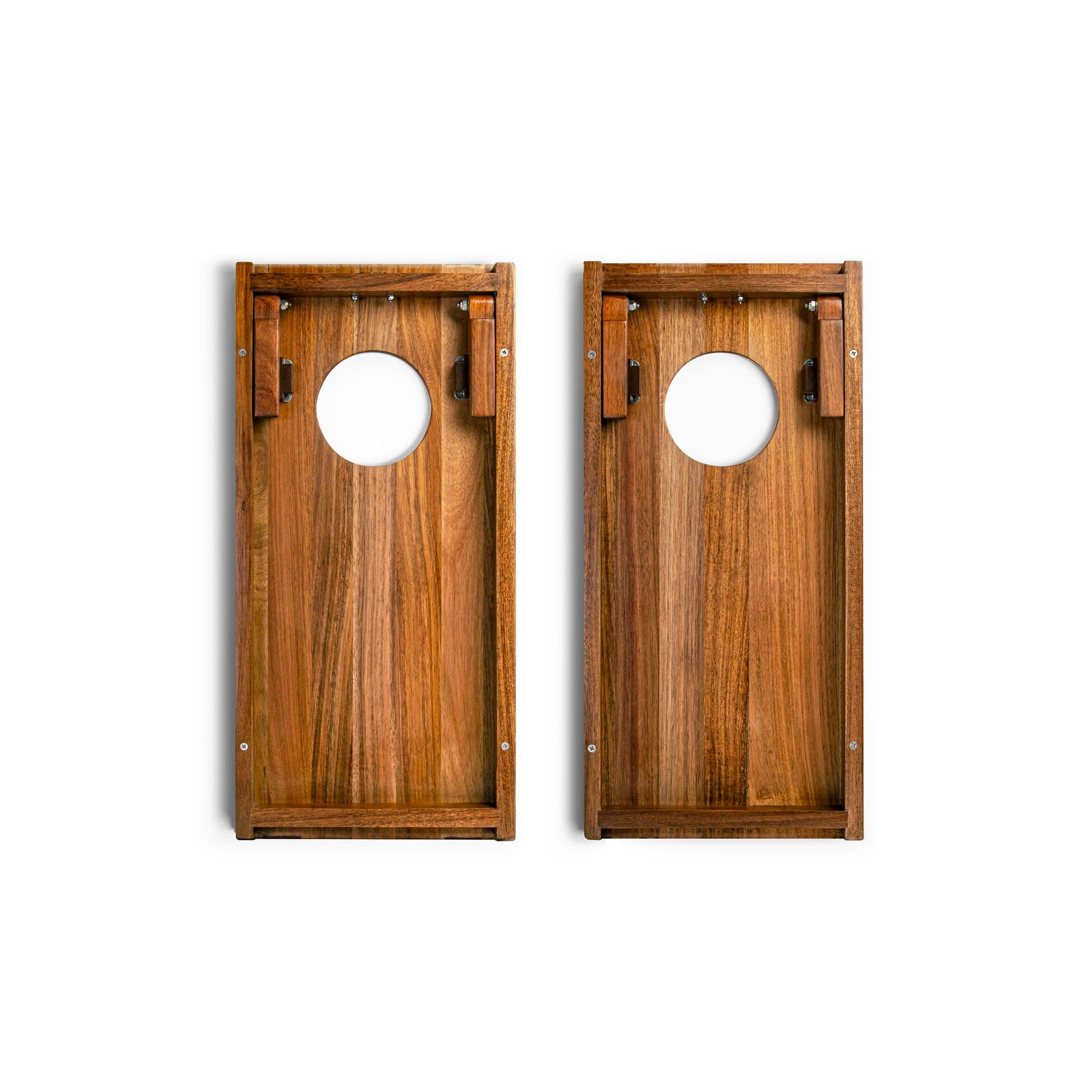 1ft x 2ft Gameday Teams Epoxy Resin Wood Compact Travel Cornhole Board Set