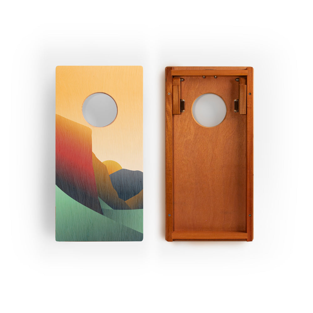 Yosemite National Park Mahogany Pathfinder Cornhole Boards