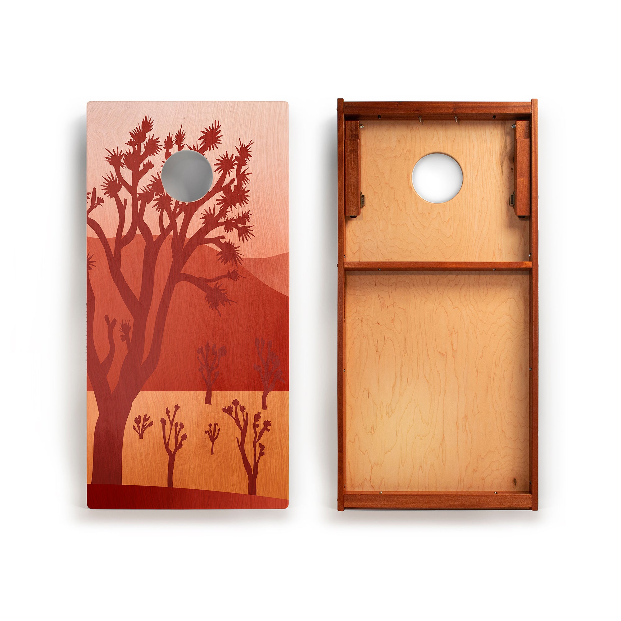 Joshua Tree National Park Mahogany Pathfinder Cornhole Boards