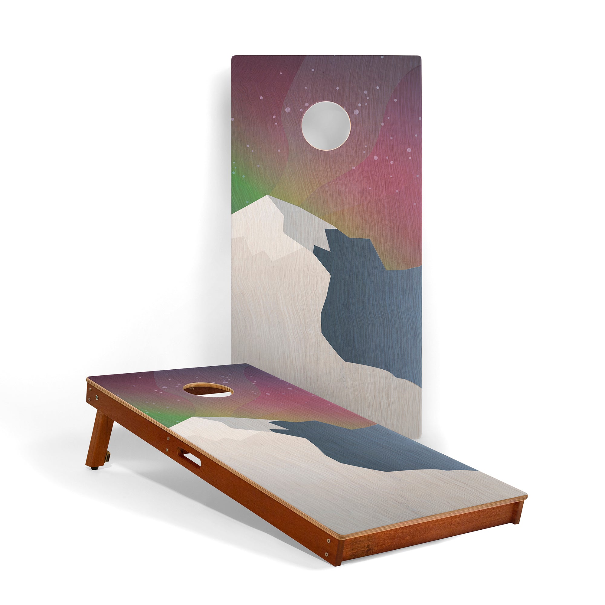 Aurora National Park Mahogany Pathfinder Cornhole Boards