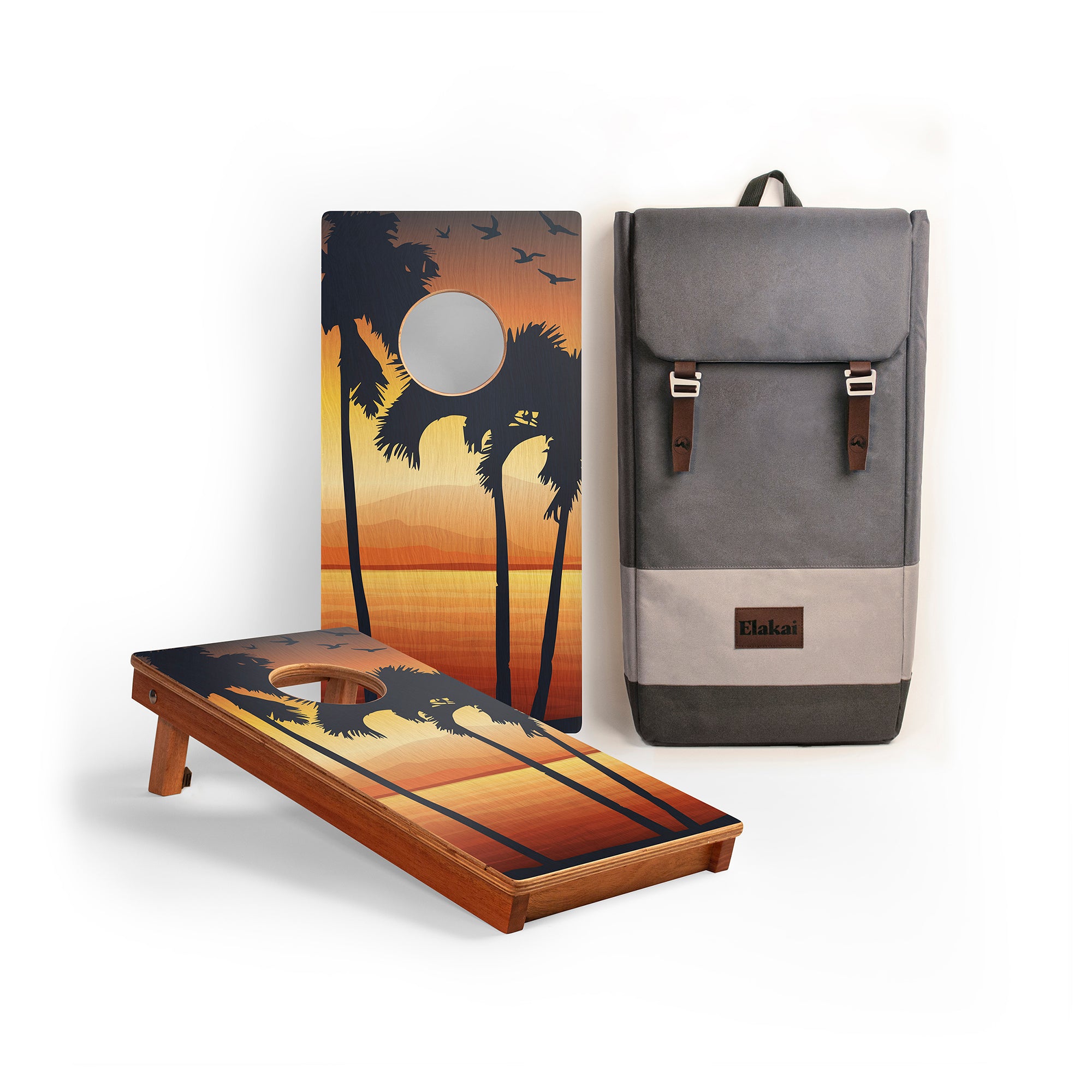 Virgin Islands National Park Mahogany Pathfinder Cornhole Boards