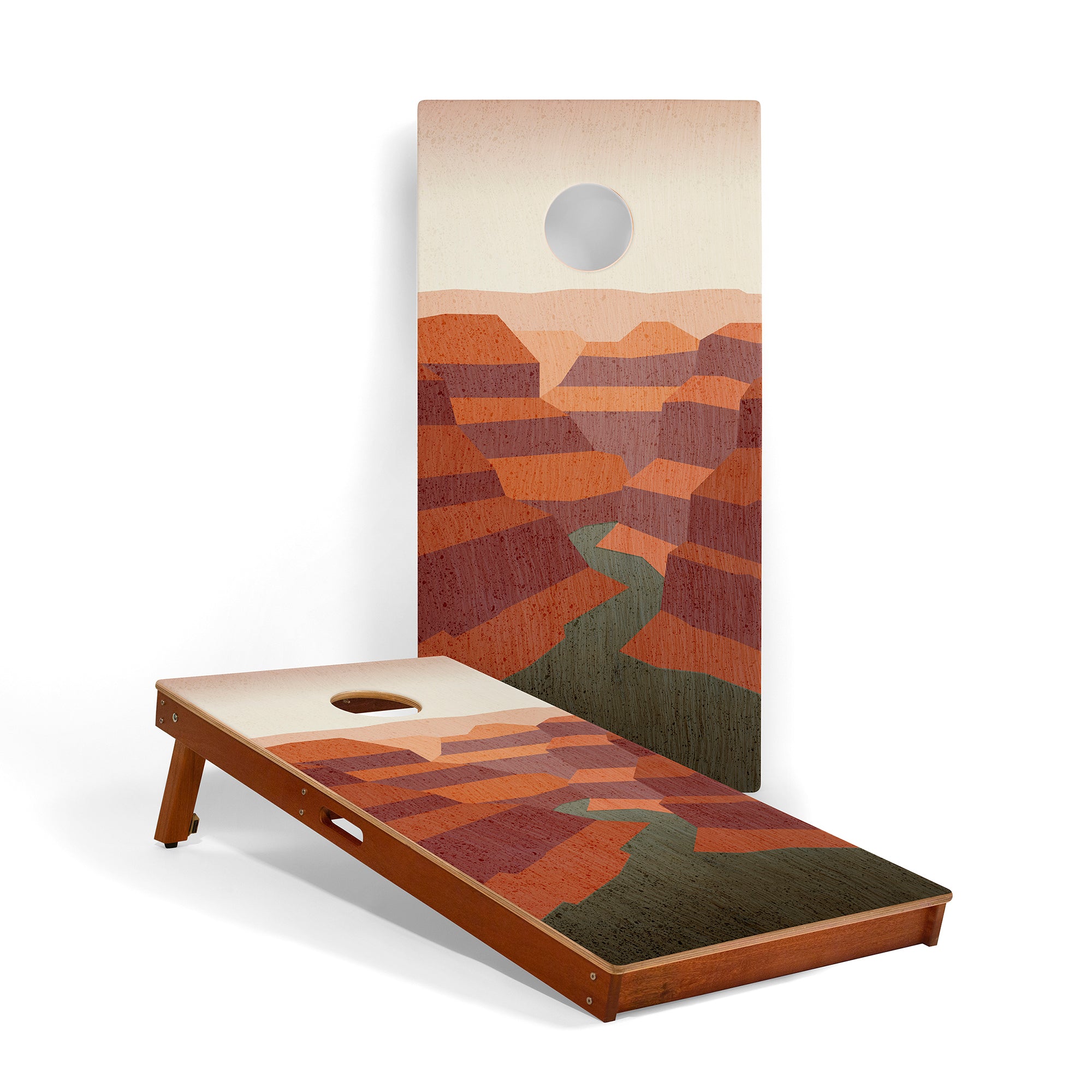 Grand Canyon National Park Mahogany Pathfinder Cornhole Boards