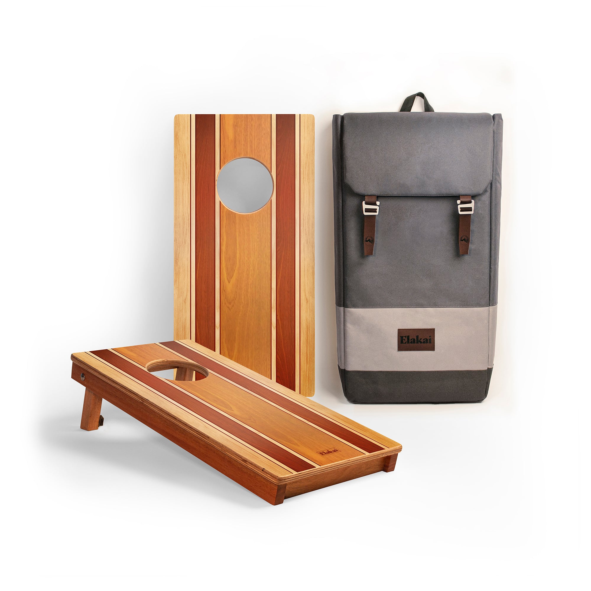 Classic Woody Mahogany Pathfinder Cornhole Boards