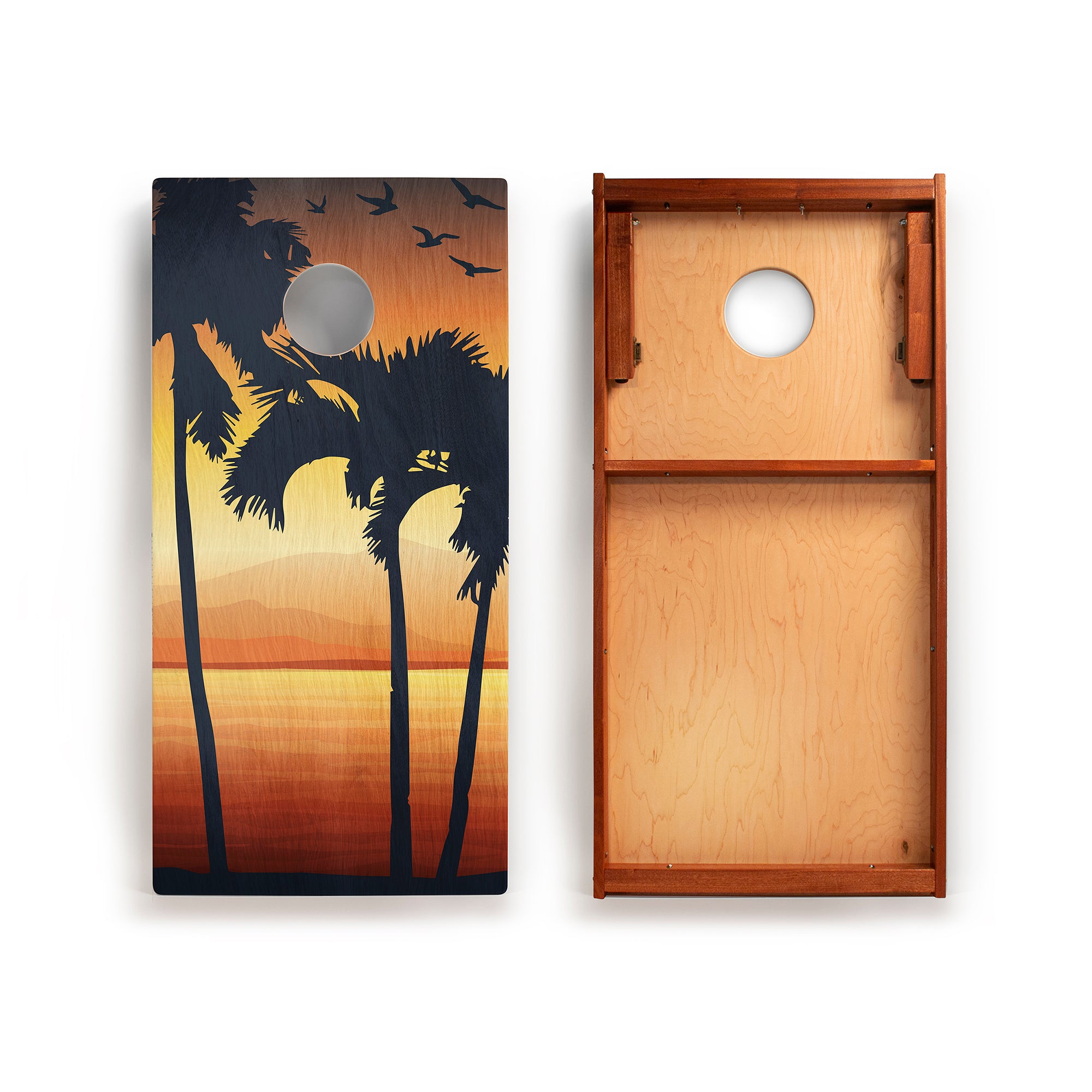 Virgin Islands National Park Mahogany Pathfinder Cornhole Boards