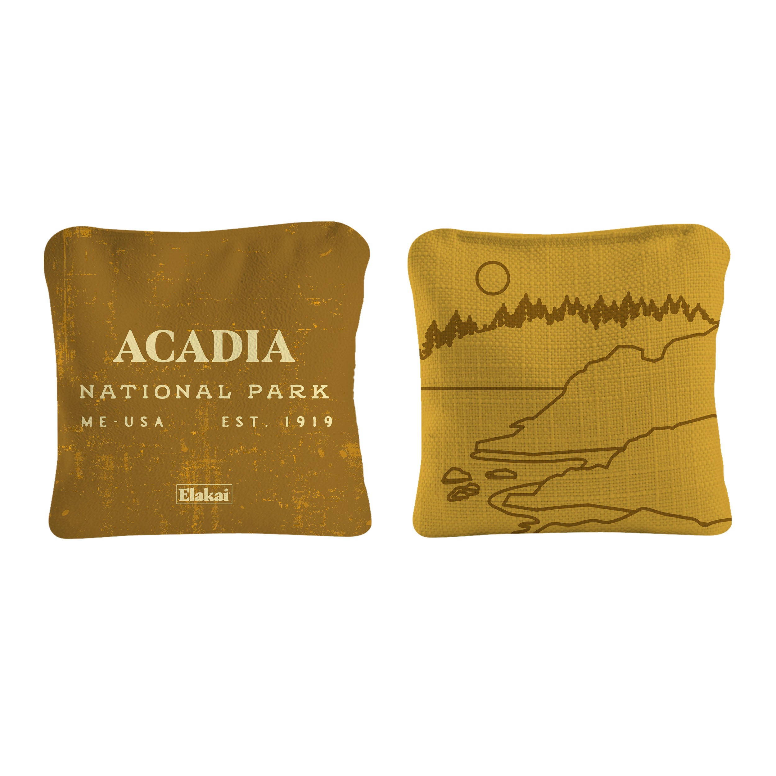 Acadia National Park Durasuede + Turbo Polyglide Pilot Versacraft Cornhole Bags