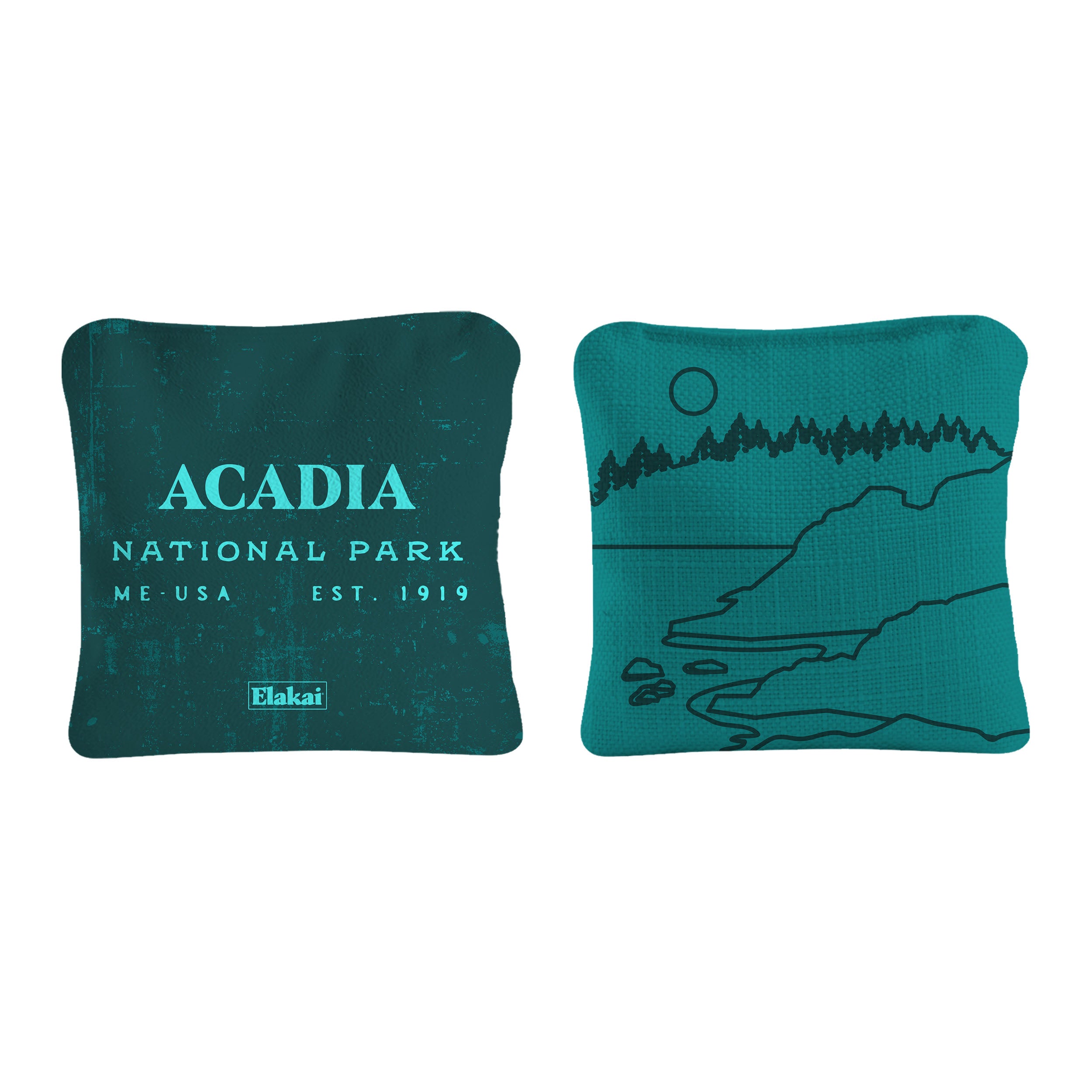 Acadia National Park Durasuede + Turbo Polyglide Pilot Versacraft Cornhole Bags