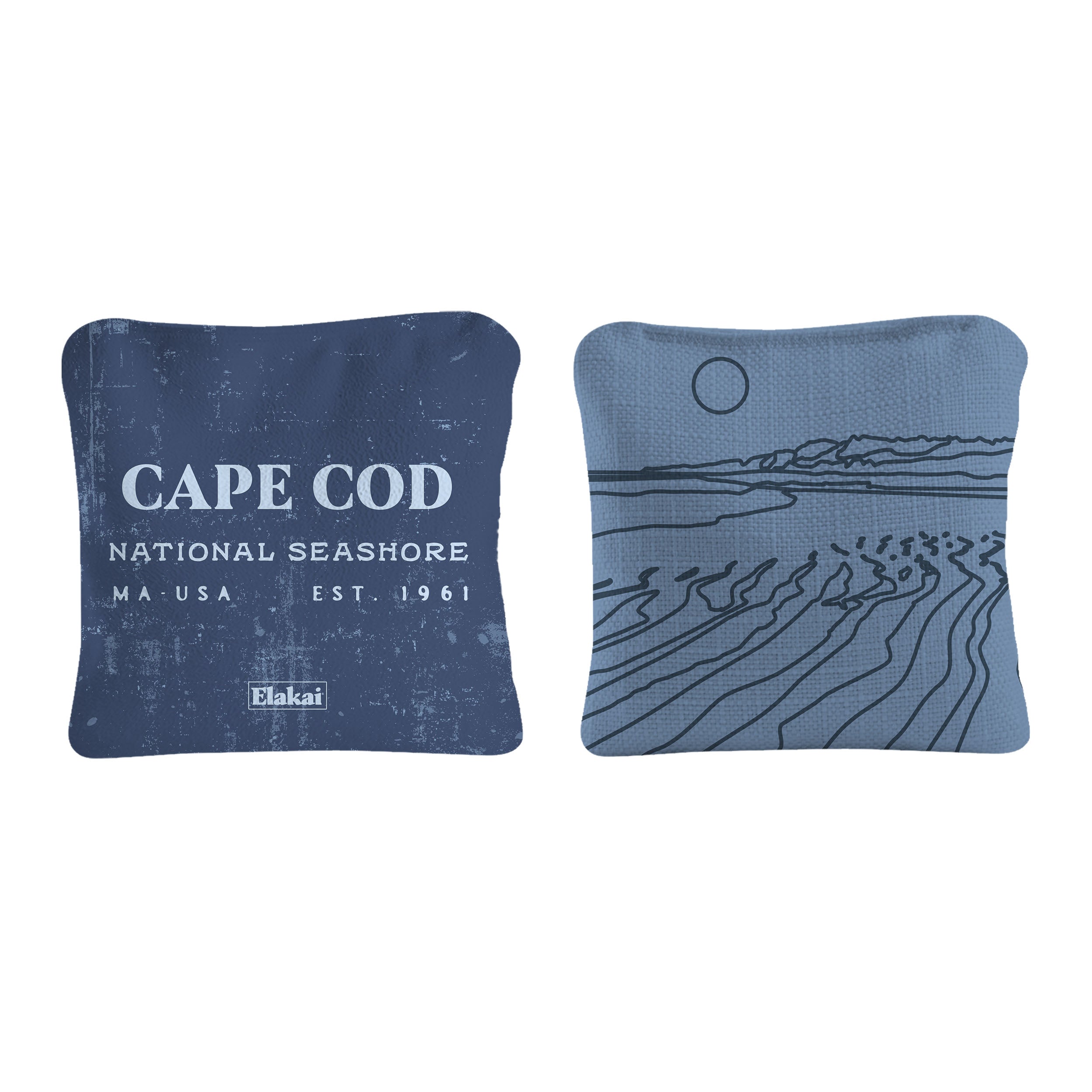 Cape Cod National Seashore Durasuede + Turbo Polyglide Pilot Versacraft Cornhole Bags