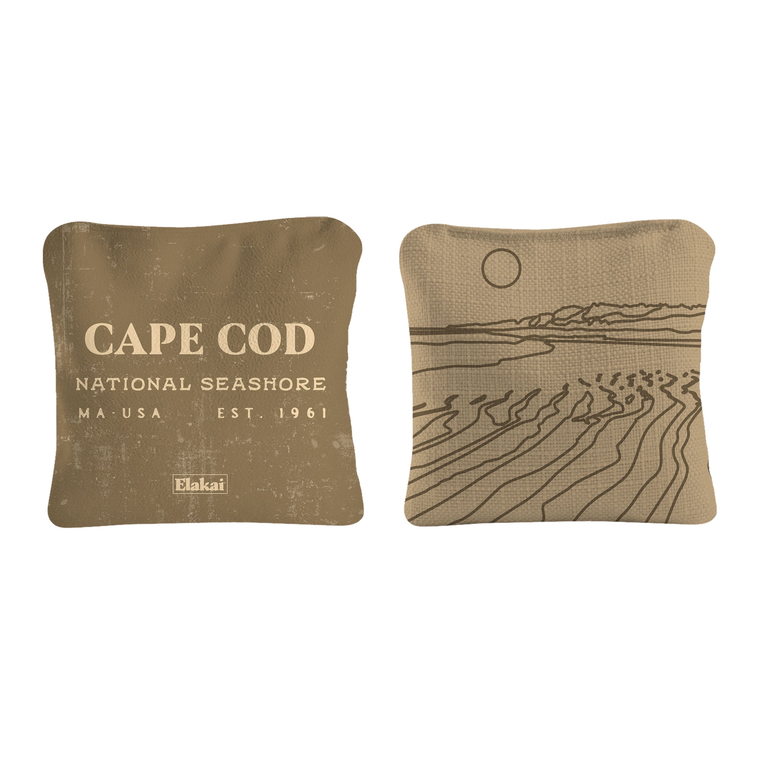 Cape Cod National Seashore Durasuede + Turbo Polyglide Pilot Versacraft Cornhole Bags