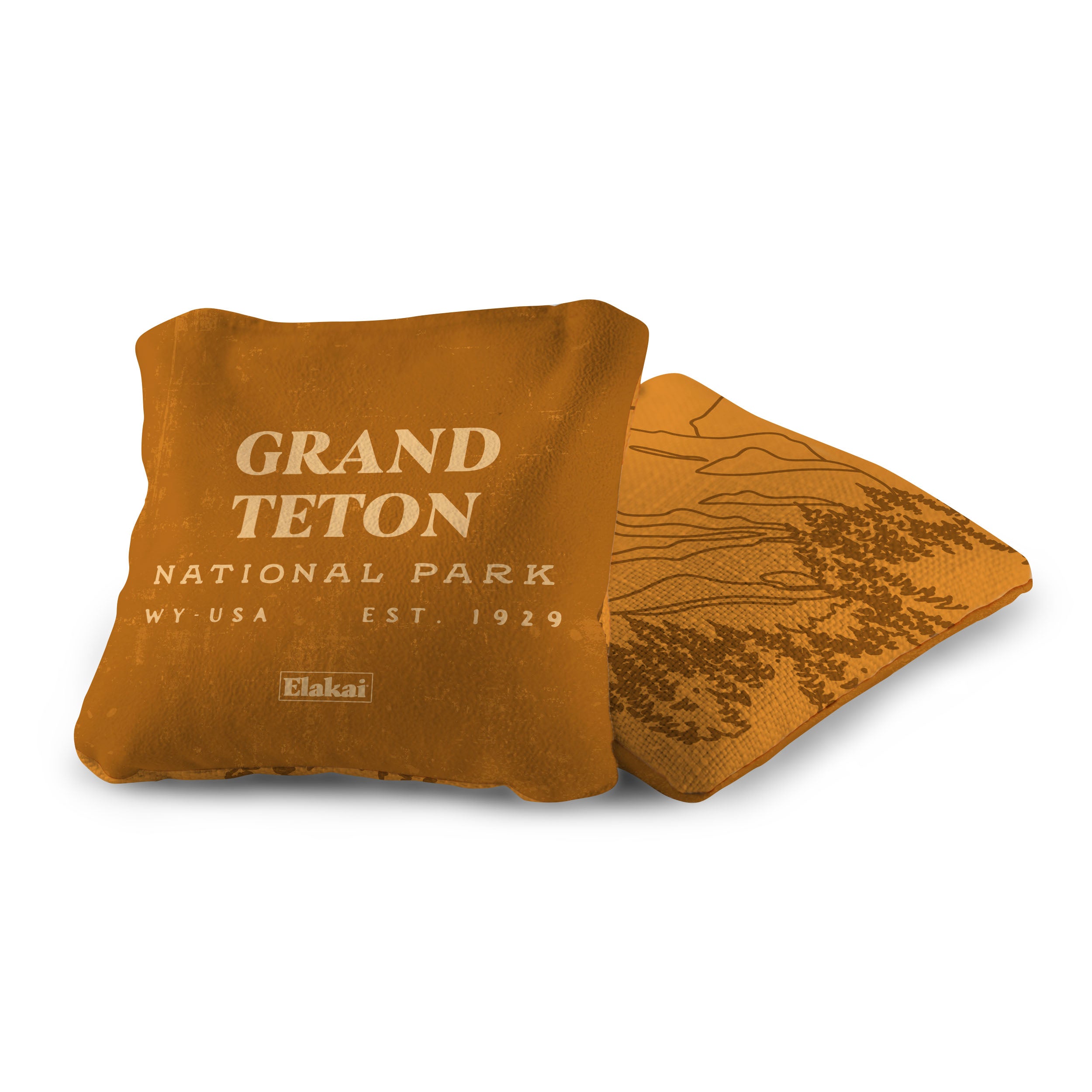 Grand Teton National Park Durasuede + Turbo Polyglide Pilot Versacraft Cornhole Bags