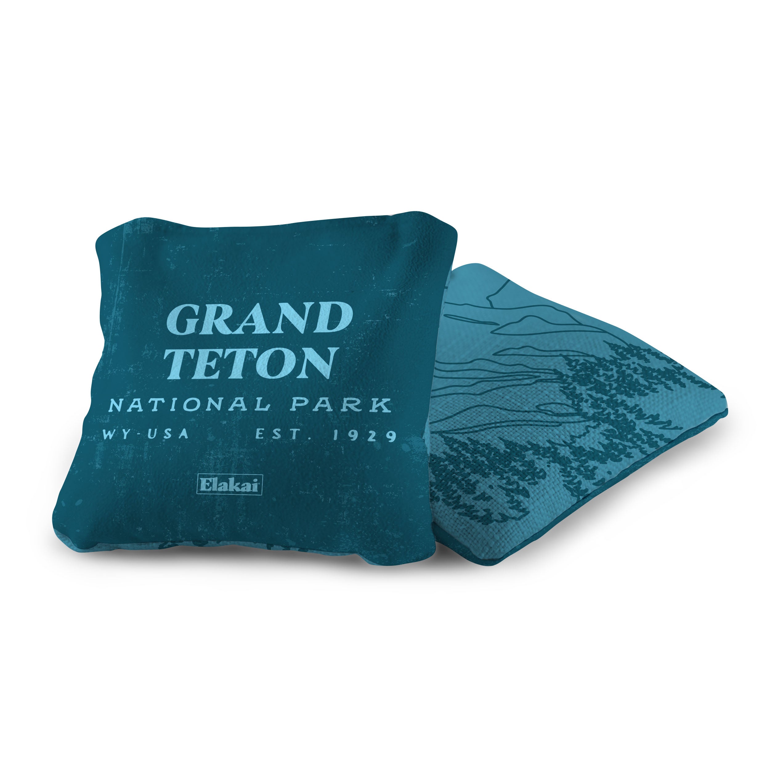 Grand Teton National Park Durasuede + Turbo Polyglide Pilot Versacraft Cornhole Bags