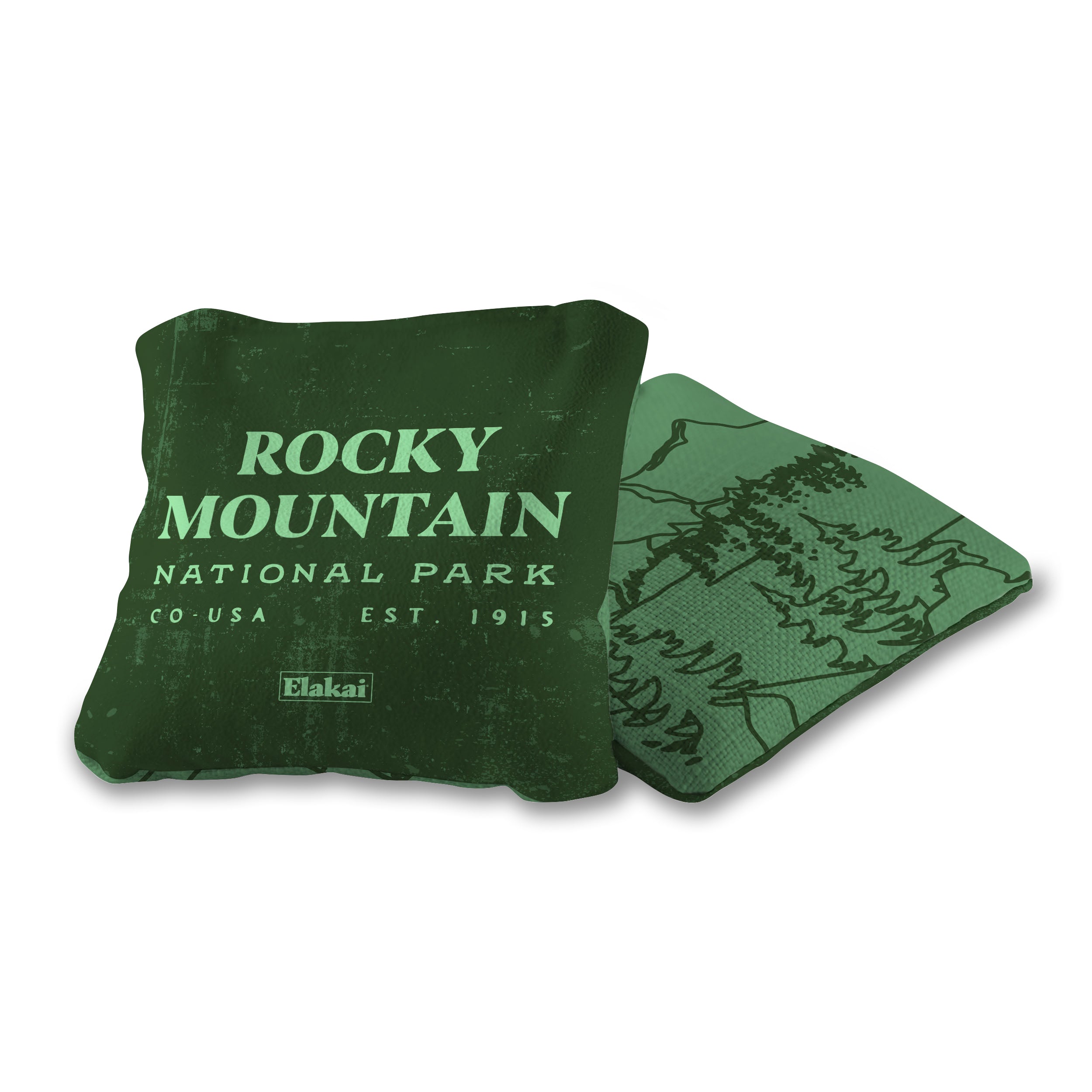 Rocky Mountain National Park Durasuede + Turbo Polyglide Pilot Versacraft Cornhole Bags