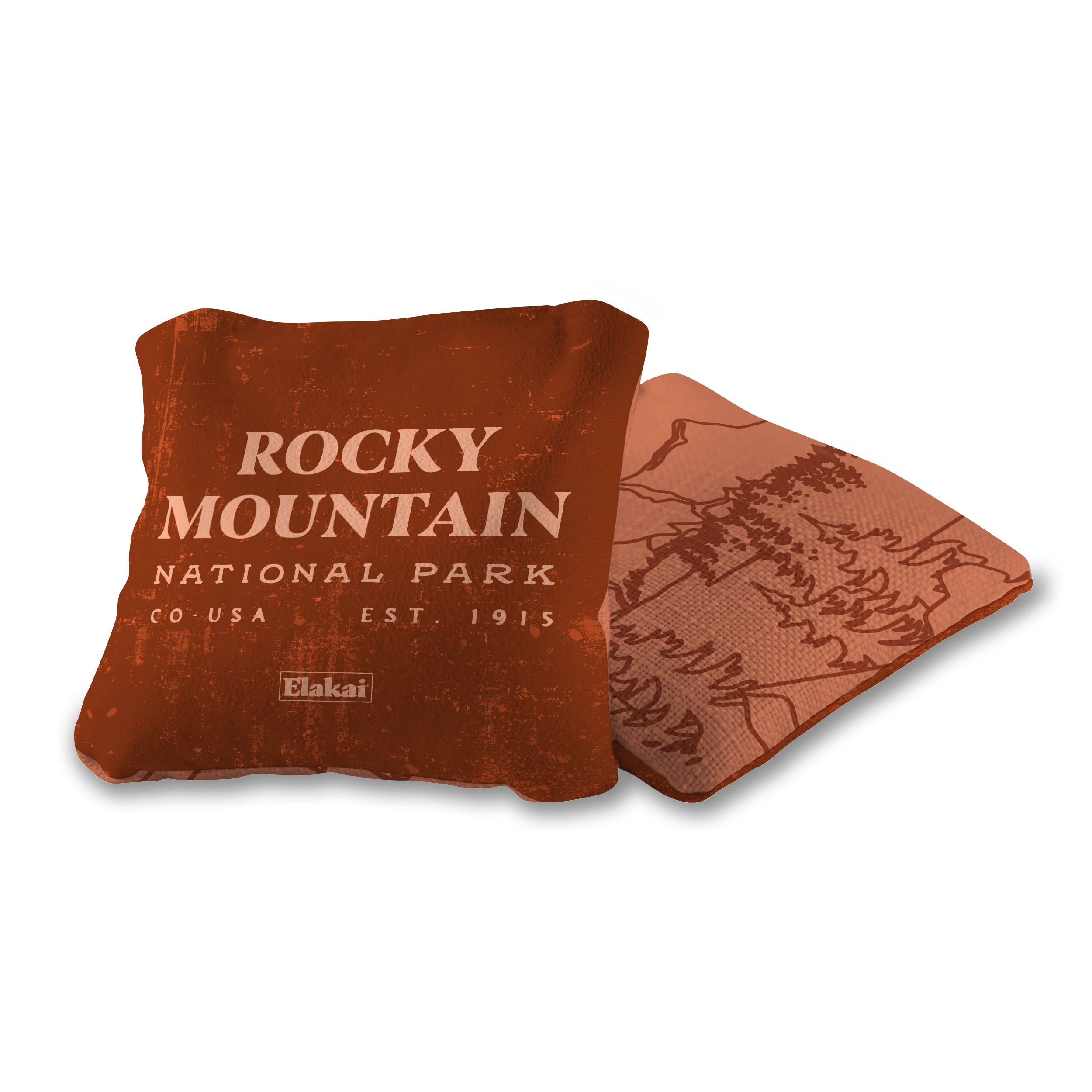 Rocky Mountain National Park Durasuede + Turbo Polyglide Pilot Versacraft Cornhole Bags