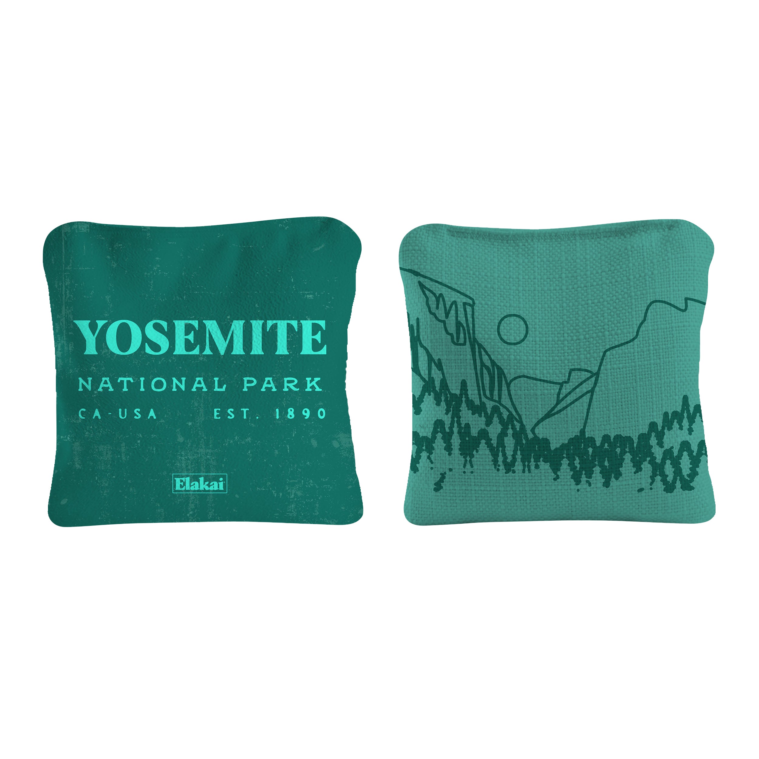 Yosemite National Park Durasuede + Turbo Polyglide Pilot Versacraft Cornhole Bags