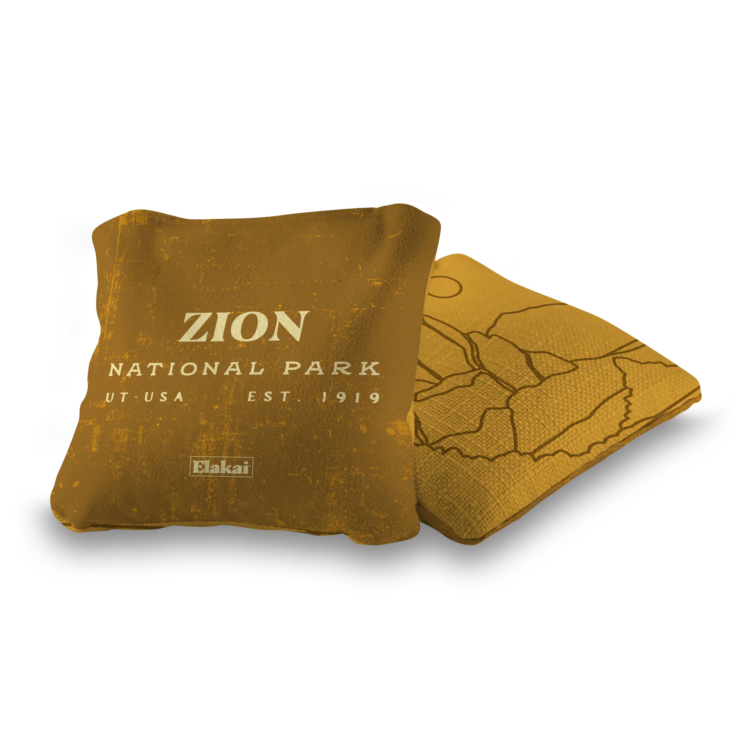 Zion National Park Durasuede + Turbo Polyglide Pilot Versacraft Cornhole Bags