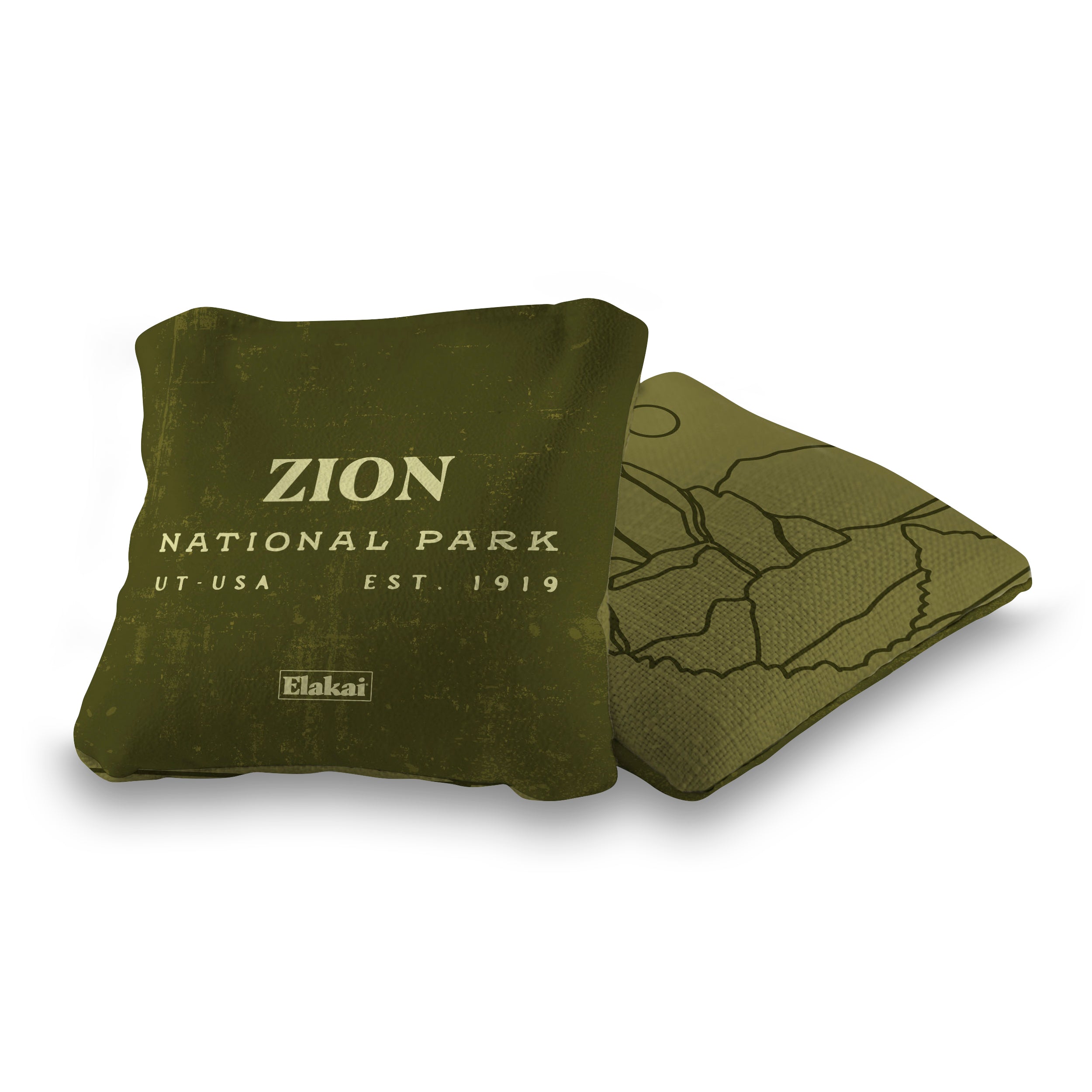 Zion National Park Durasuede + Turbo Polyglide Pilot Versacraft Cornhole Bags