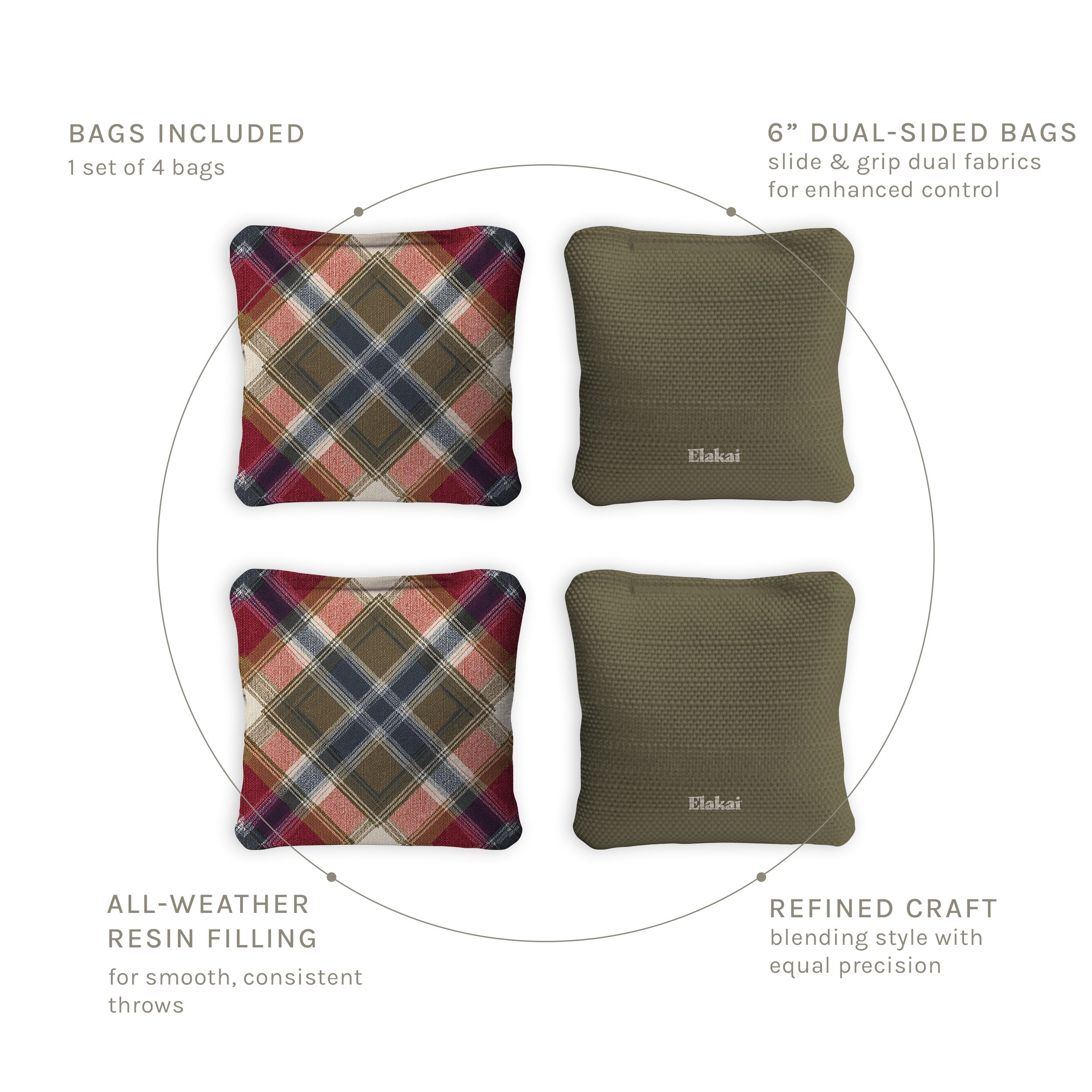 #color_Rustic Tartan Plaid Olive Green