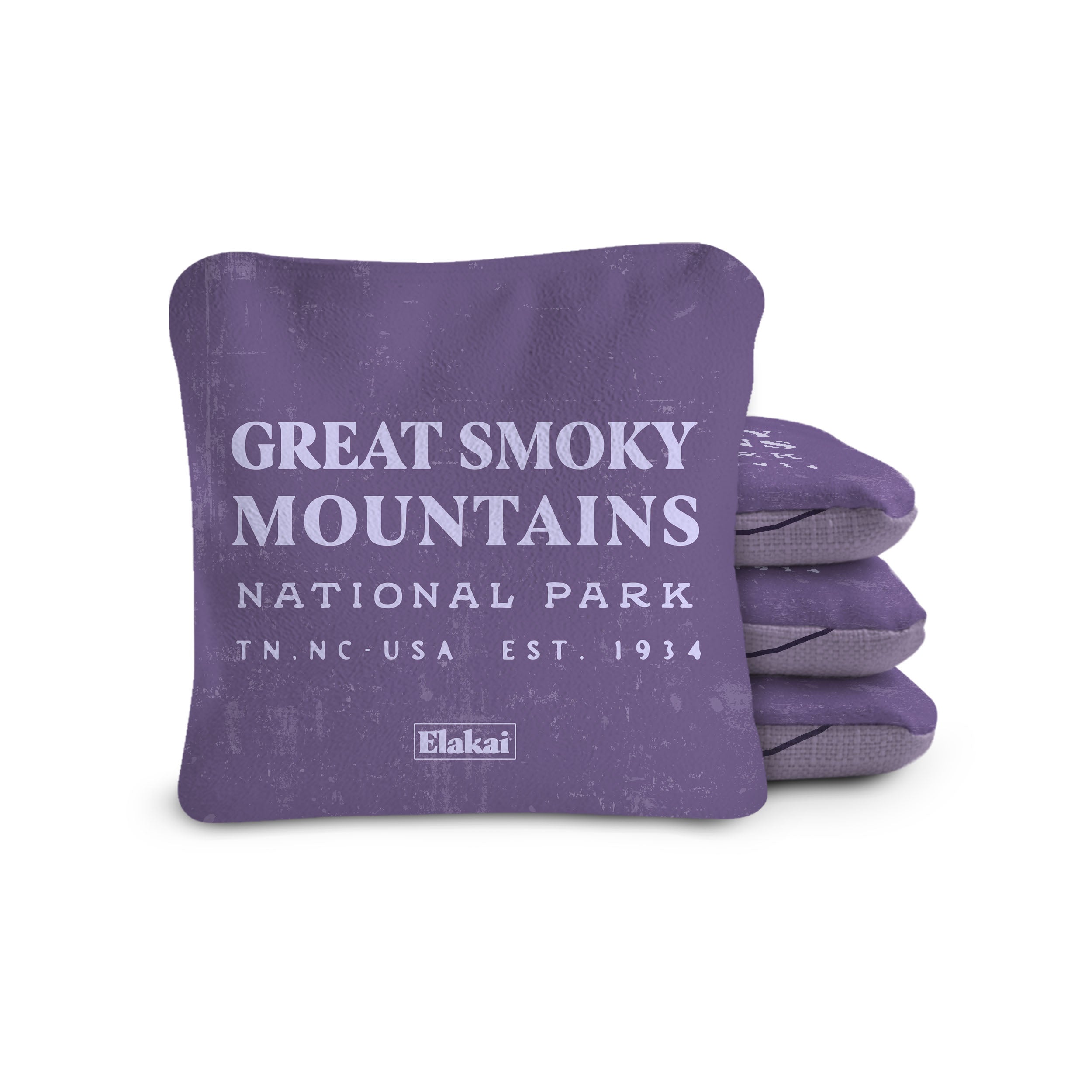 Great Smoky Mountains National Park Durasuede + Turbo Polyglide Pilot Versacraft Cornhole Bags