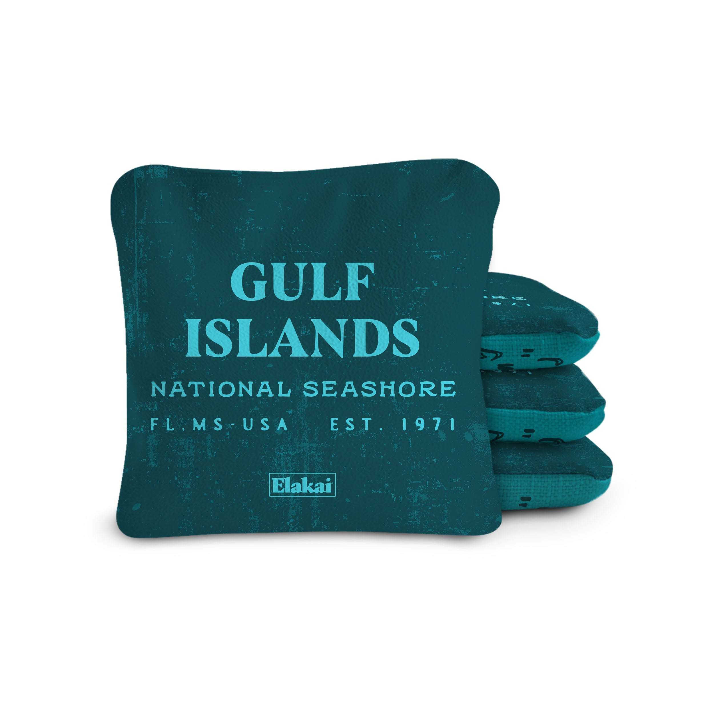 Gulf Islands National Seashore Durasuede + Turbo Polyglide Pilot Versacraft Cornhole Bags