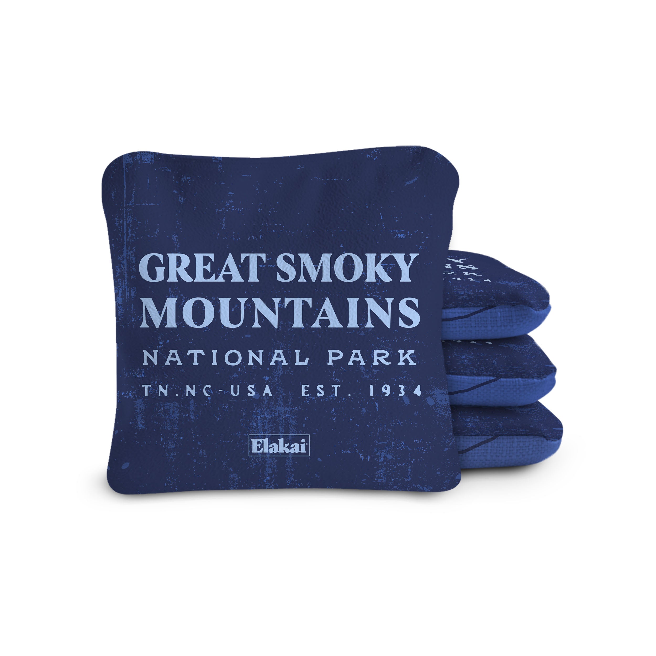 Great Smoky Mountains National Park Durasuede + Turbo Polyglide Pilot Versacraft Cornhole Bags