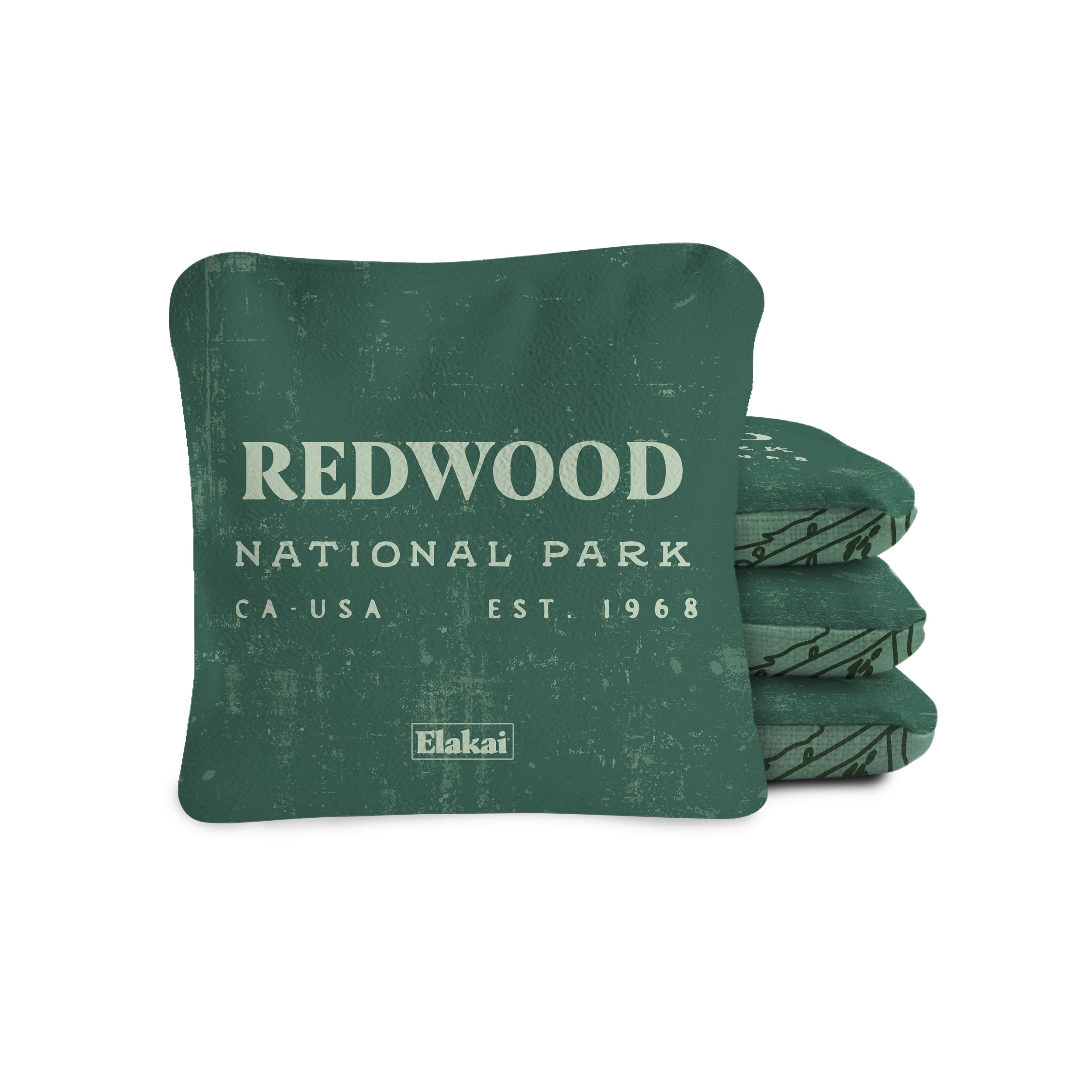 Redwood National Park Durasuede + Turbo Polyglide Pilot Versacraft Cornhole Bags