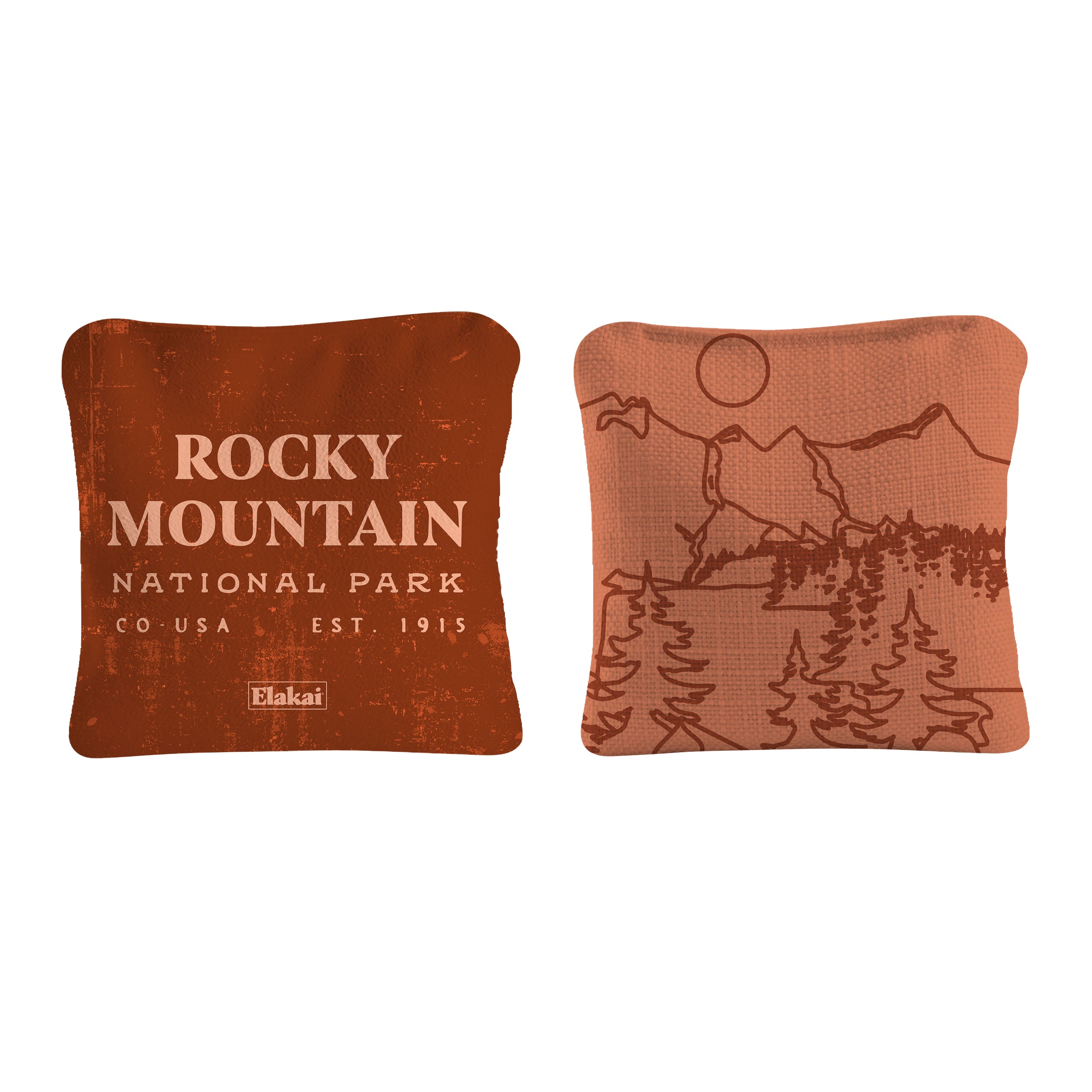 Rocky Mountain National Park Durasuede + Turbo Polyglide Pilot Versacraft Cornhole Bags