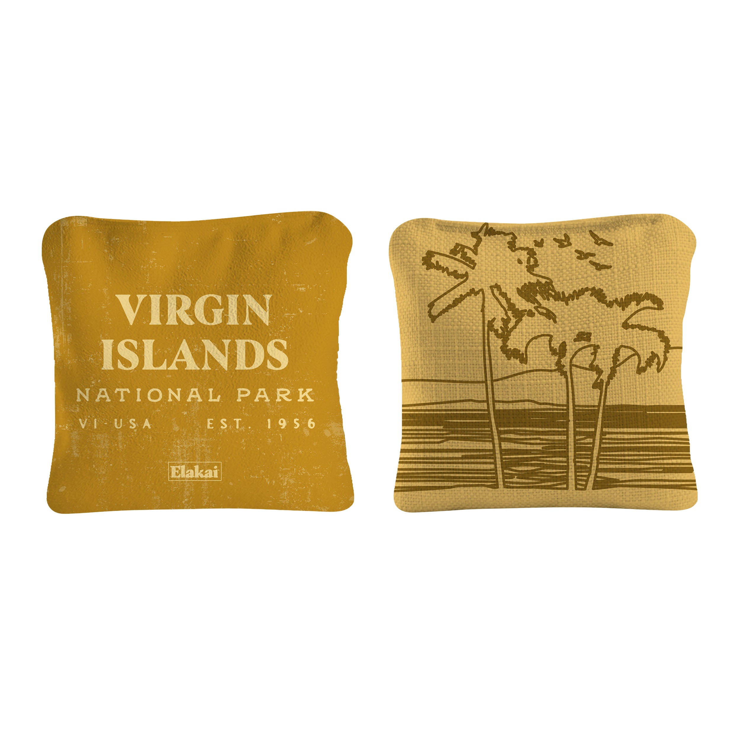 Virgin Islands National Park Durasuede + Turbo Polyglide Pilot Versacraft Cornhole Bags